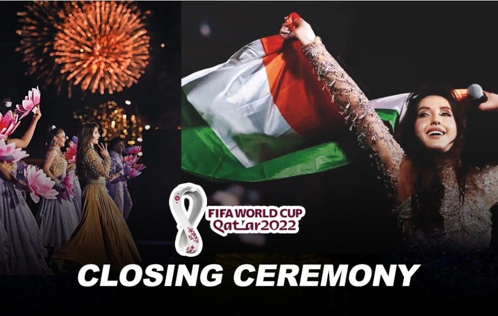 Fifa Wc Closing Ceremony Live Bollywood Diva Nora Fatehi Headlines Closing Ceremony As Qatar Wc 1234