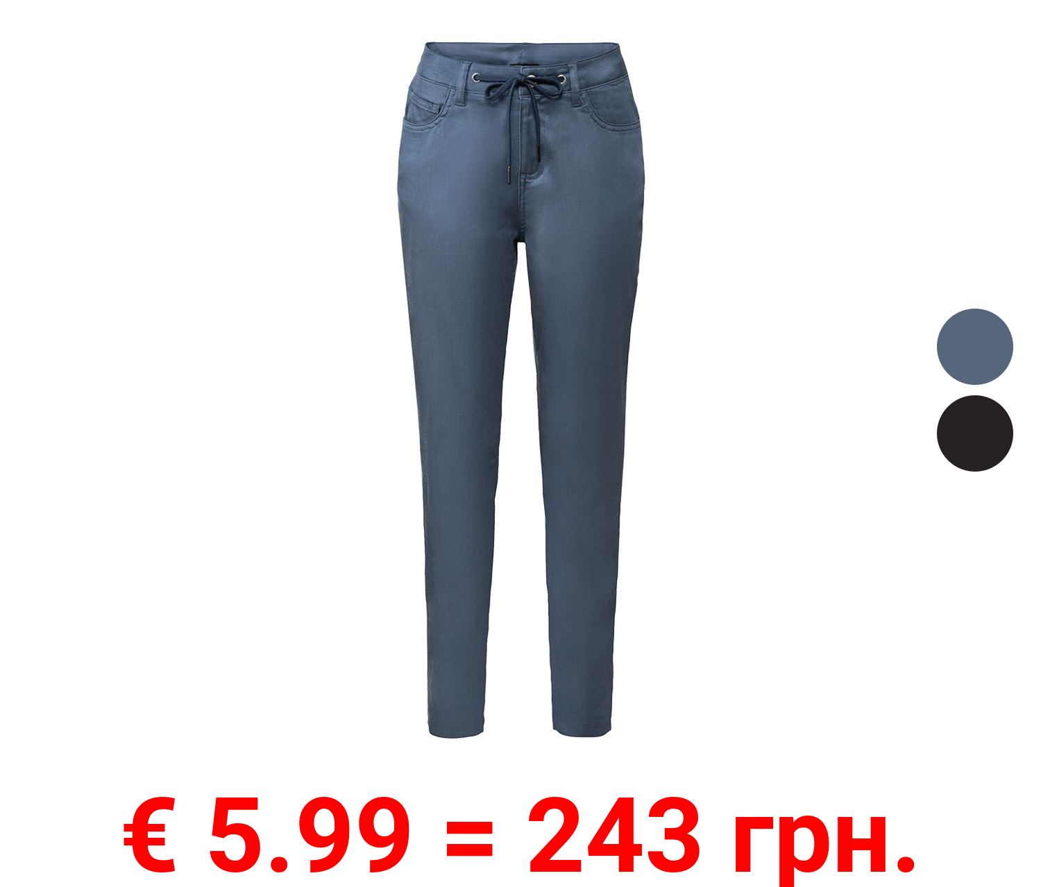 esmara Damen Hose, normale Leibhöhe