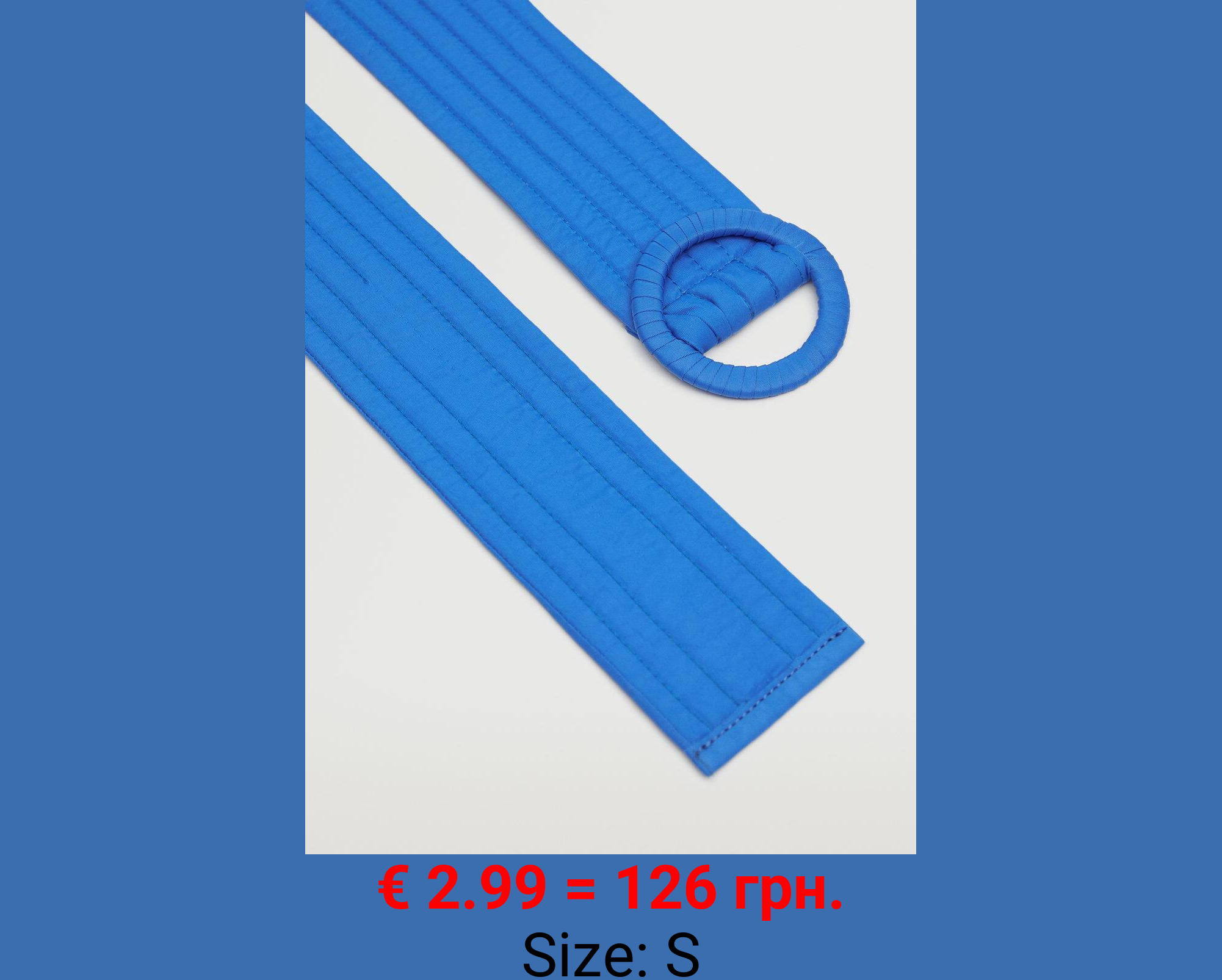 Cinturón hebilla redonda