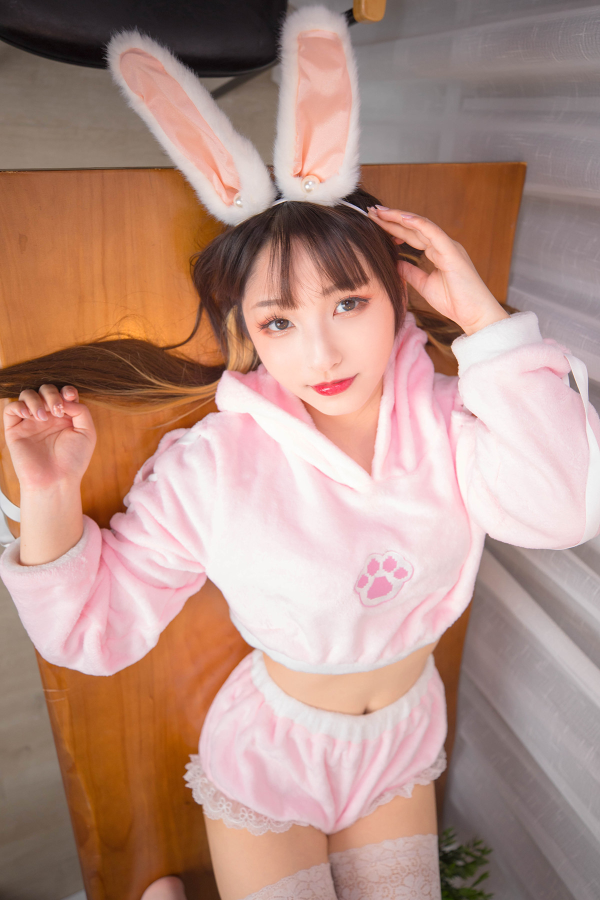 Cosplay 神楽坂真冬 绝对企画-兔子少女 《ウサギタイム》 Set.01 38