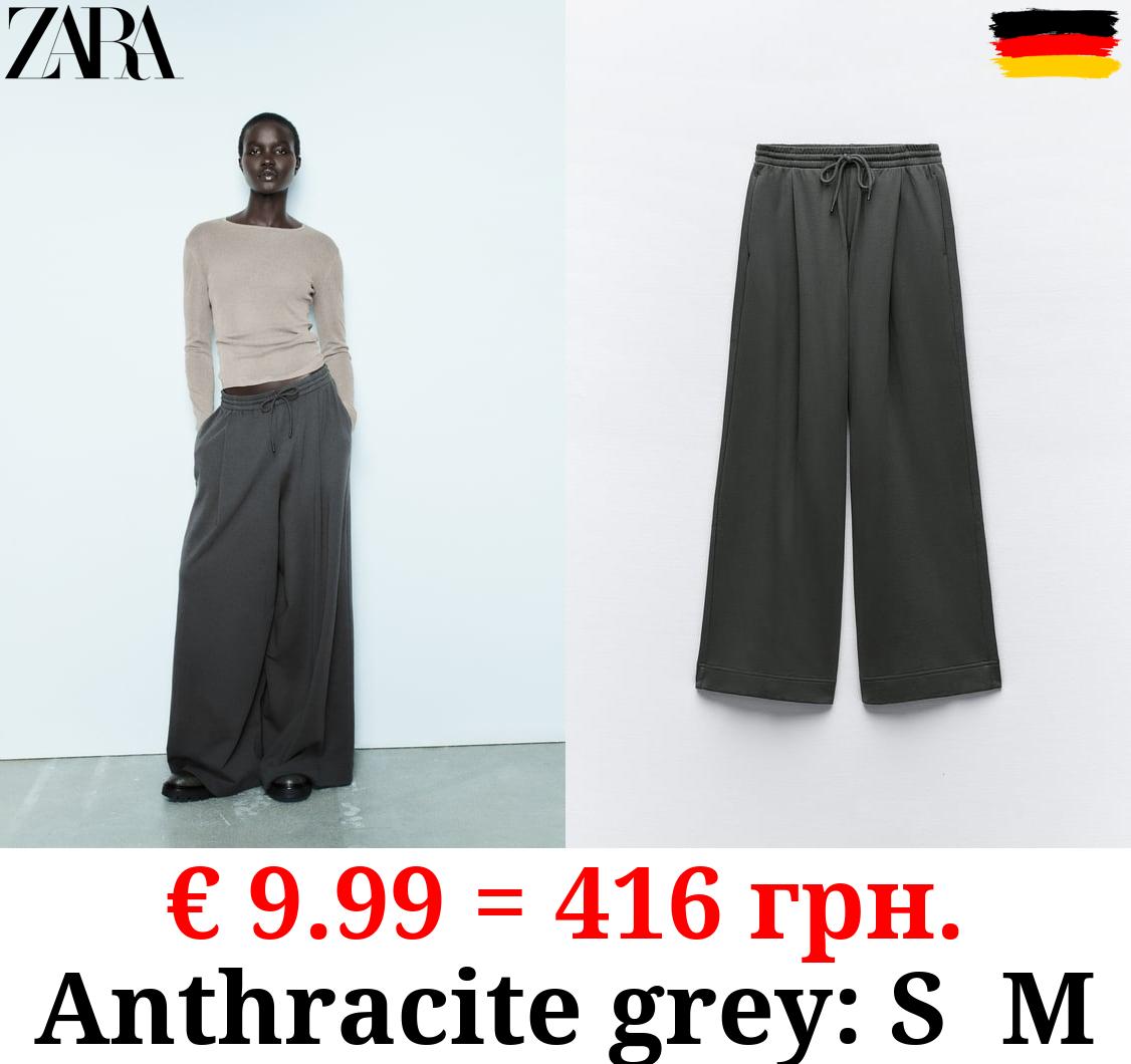 BROAD PLUSH TROUSERS