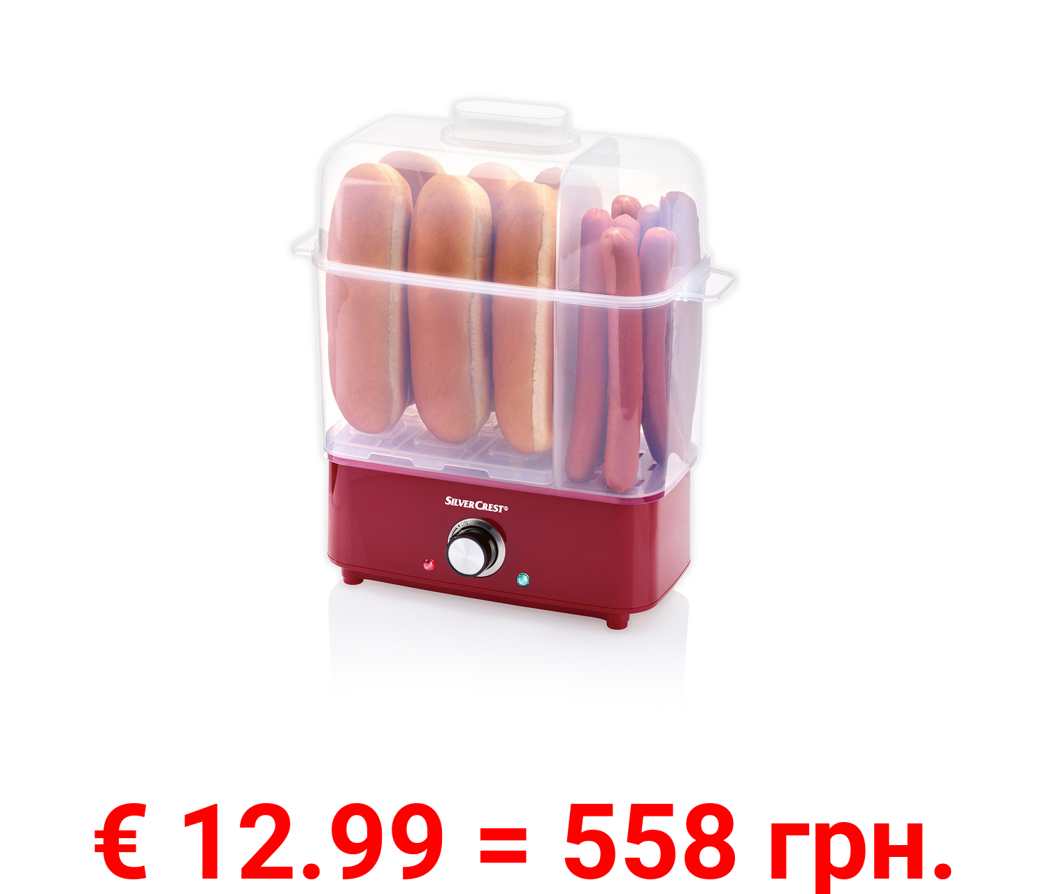 SILVERCREST® KITCHEN TOOLS 2-in-1 Hotdog Maker / Eierkocher »SHME 400 A1«, 400 W
