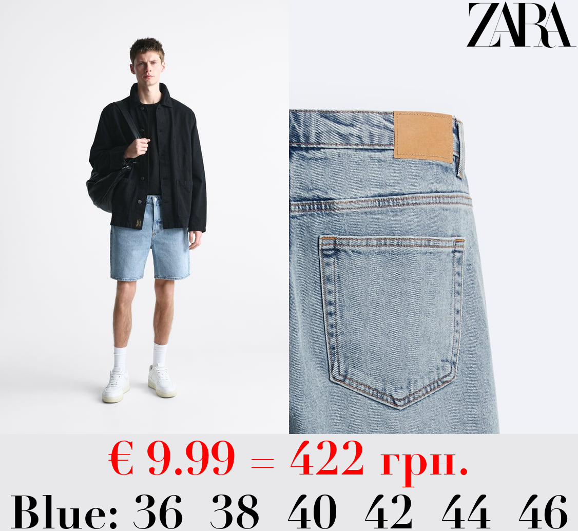 BASIC DENIM BERMUDA SHORTS