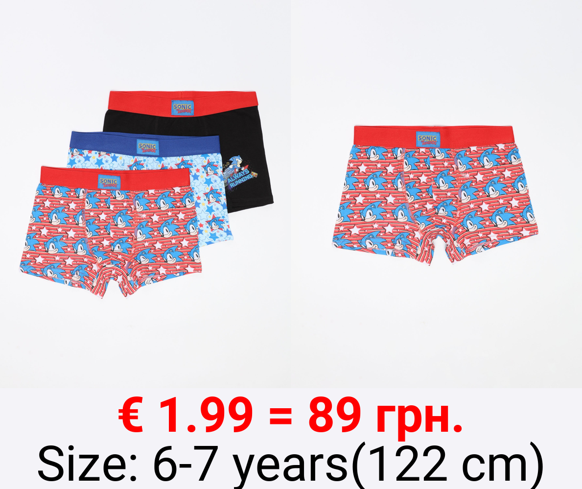 Pack of 3 pairs of Sonic™ | Sega boxers