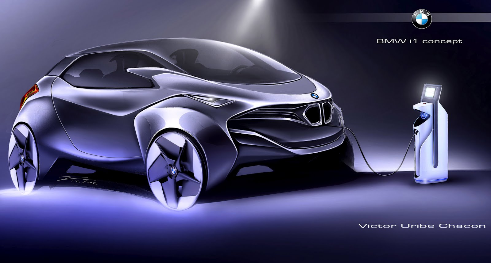 Реклама будущего. BMW i1. BMW электрокар i1. BMW Concept i1. БМВ электрокар концепт.