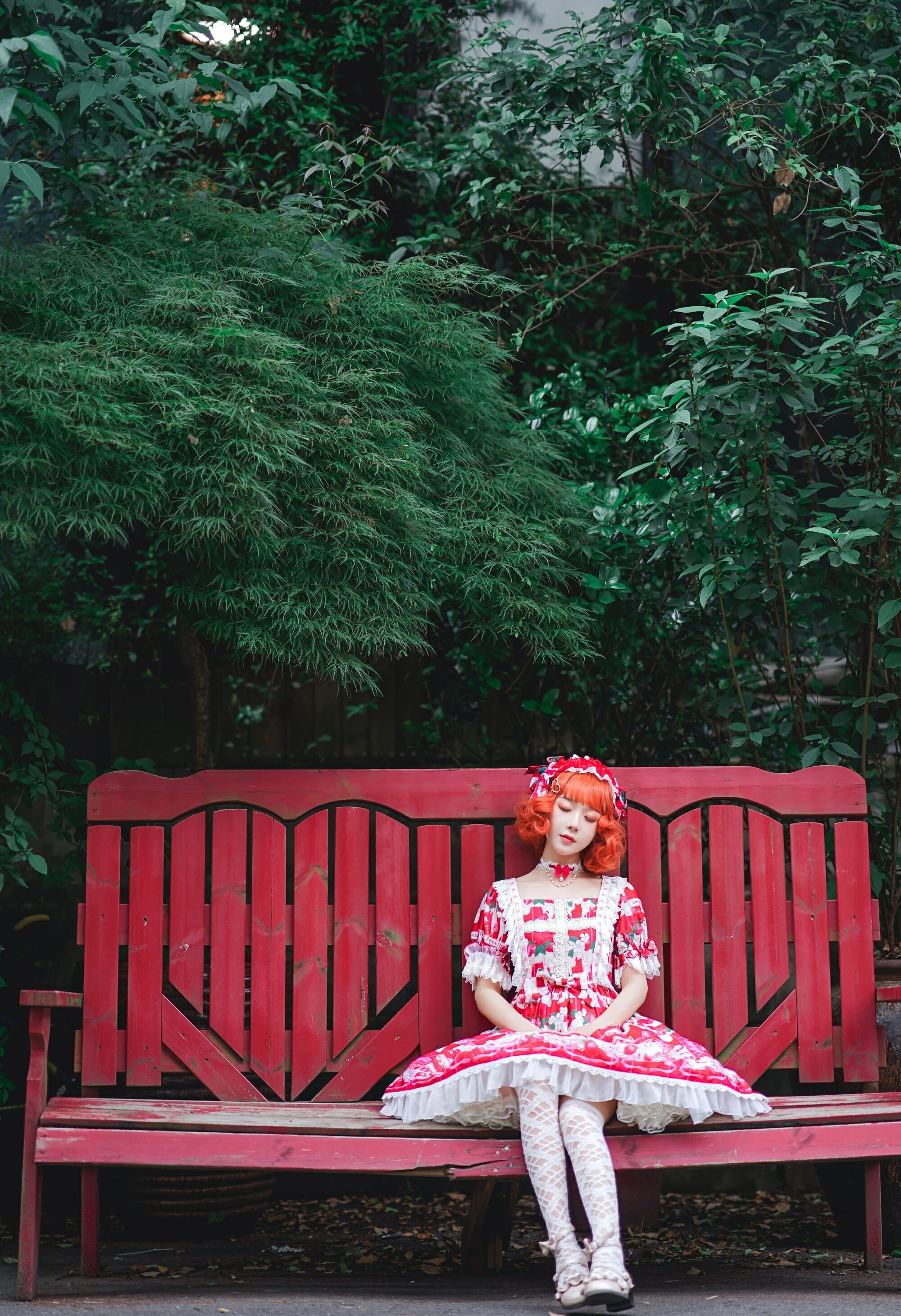 阿包也是兔娘-lolita红裙2 [28P] 19