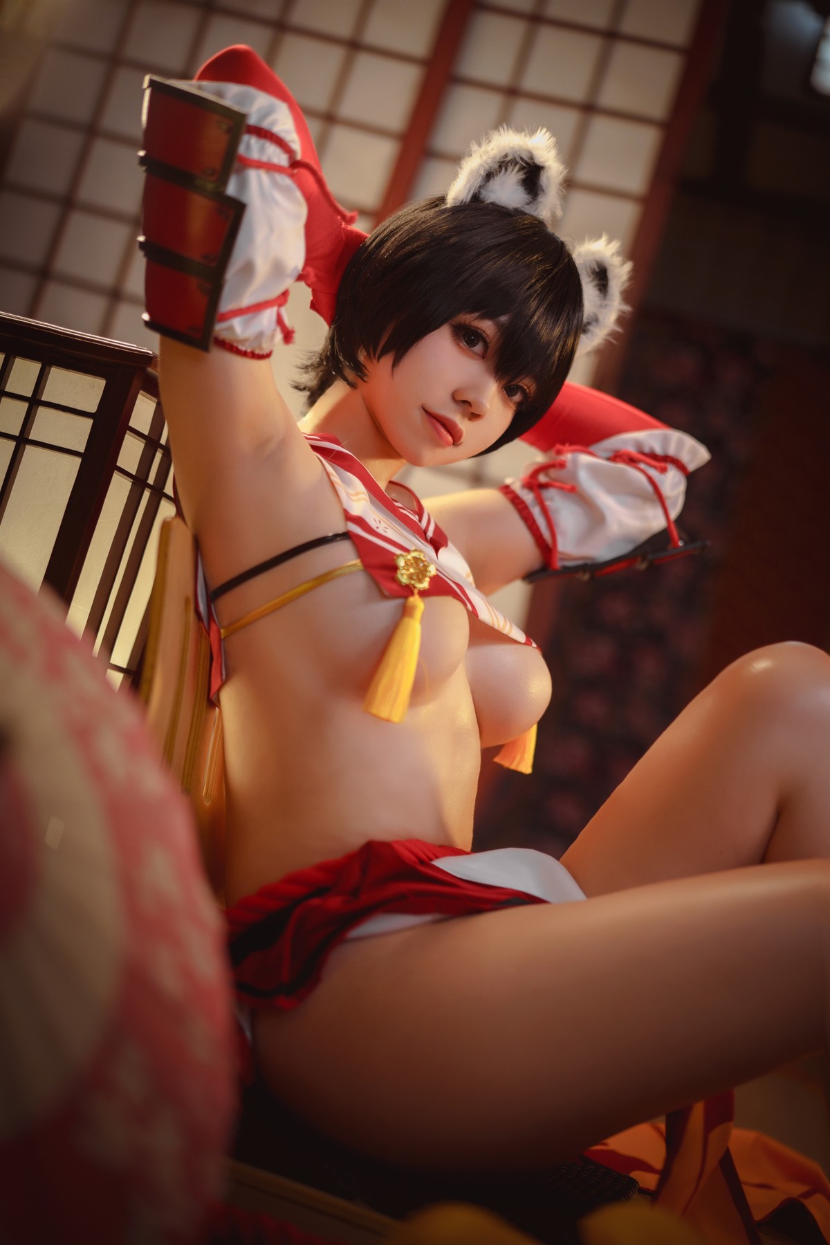 Ganlory 啊日日 Cosplay 春日ツバキ Kasuga Tsubaki 22