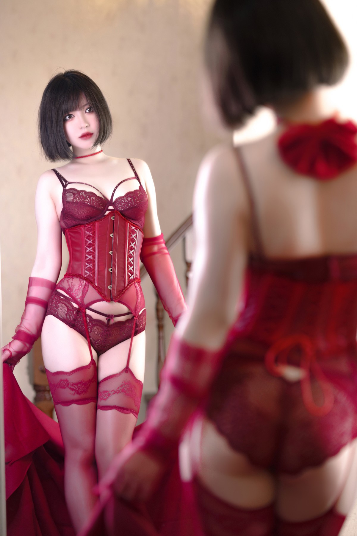 Cosplay 半半子Banbanko RED 赤紅VOL.03 40