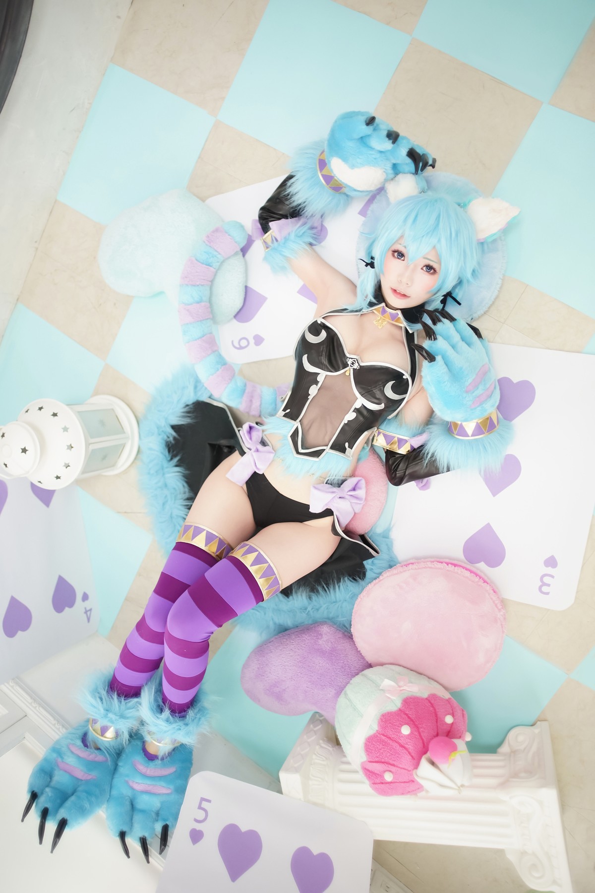 Cosplay ElyEE子 诗乃扑克猫 18