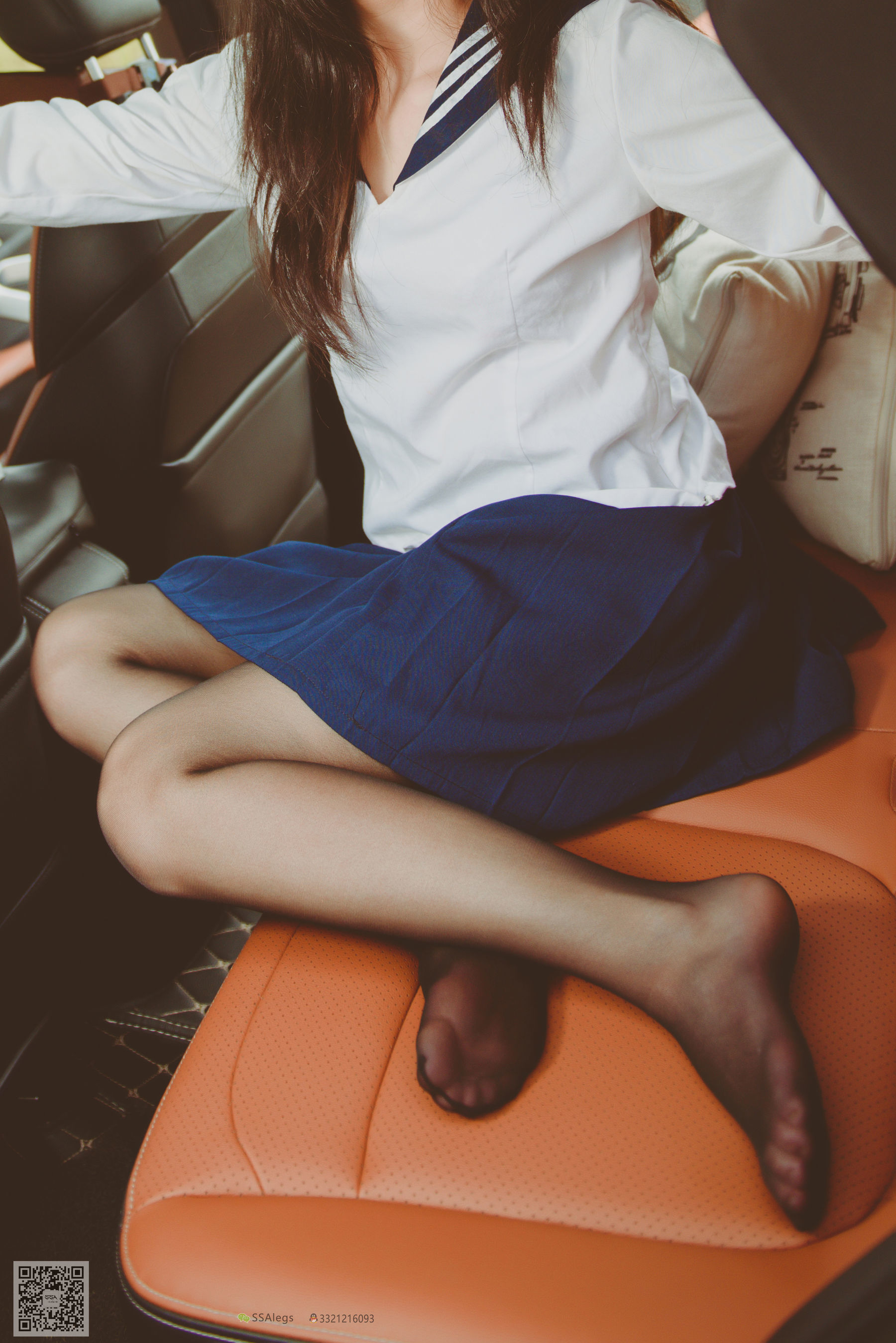 [SSA丝社]超清写真_No.017_佳佳_小丝妹开车-写真图集共63P 8
