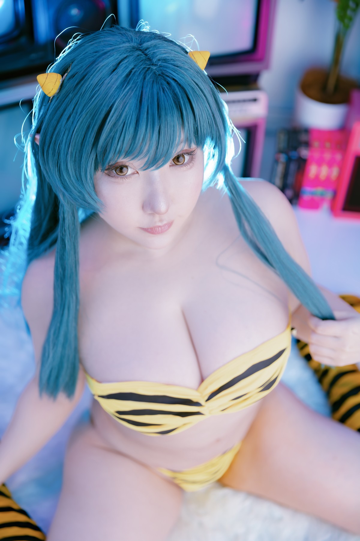 Cosplay SAKUサク Lum ラム うる星やつら Set.03 18