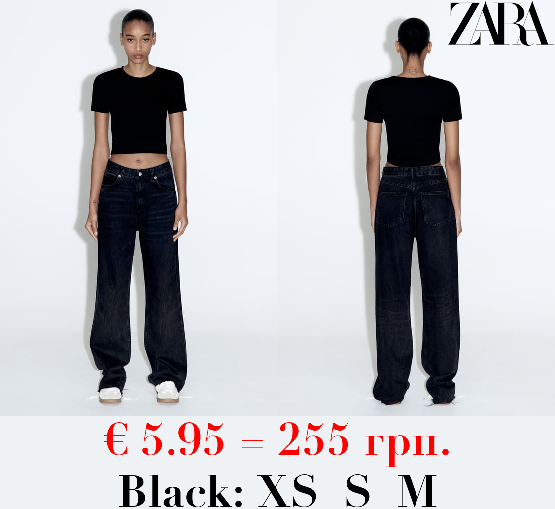 CROPPED STRETCH T-SHIRT