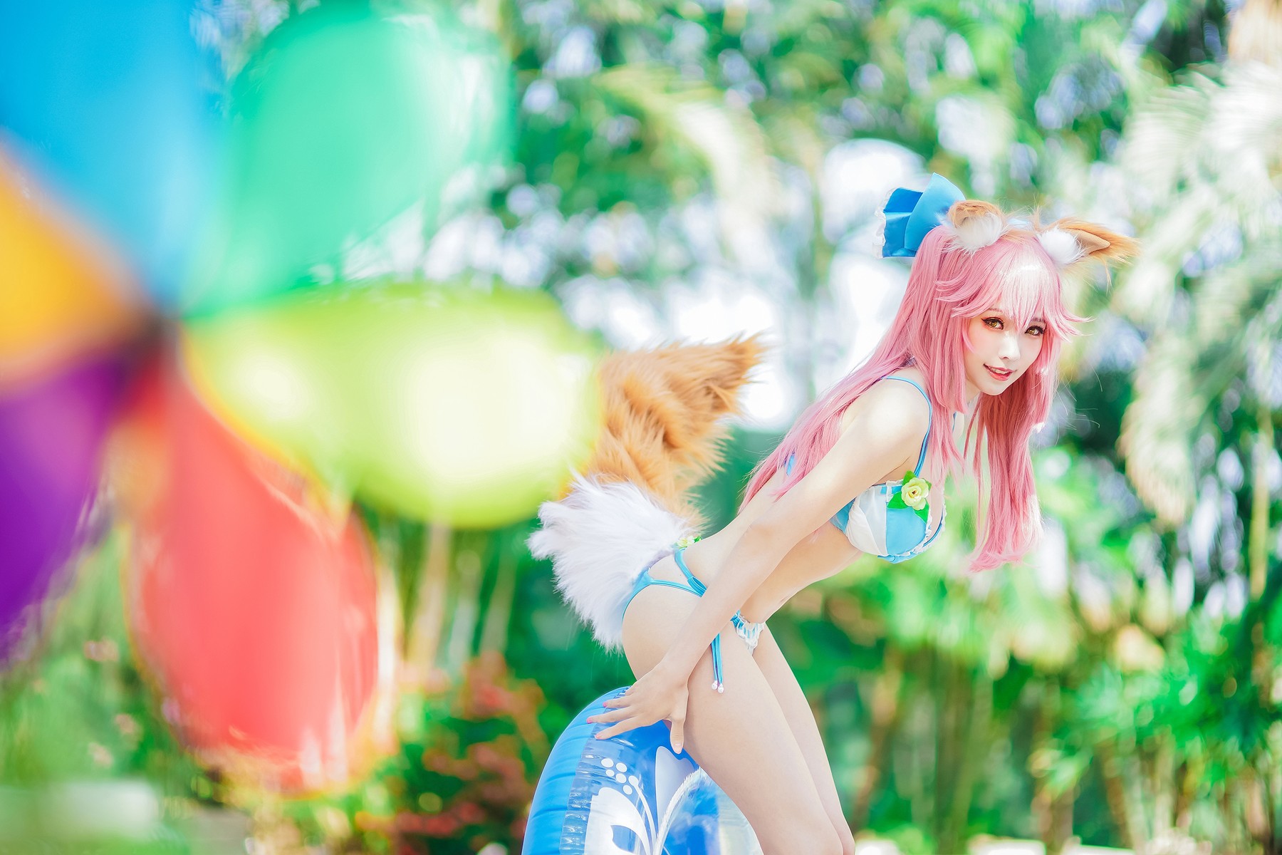 Cosplay ElyEE子 玉藻前泳池 29