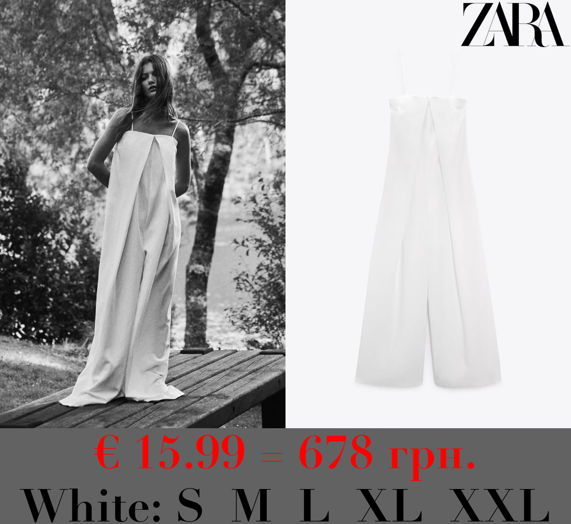 LINEN BLEND JUMPSUIT