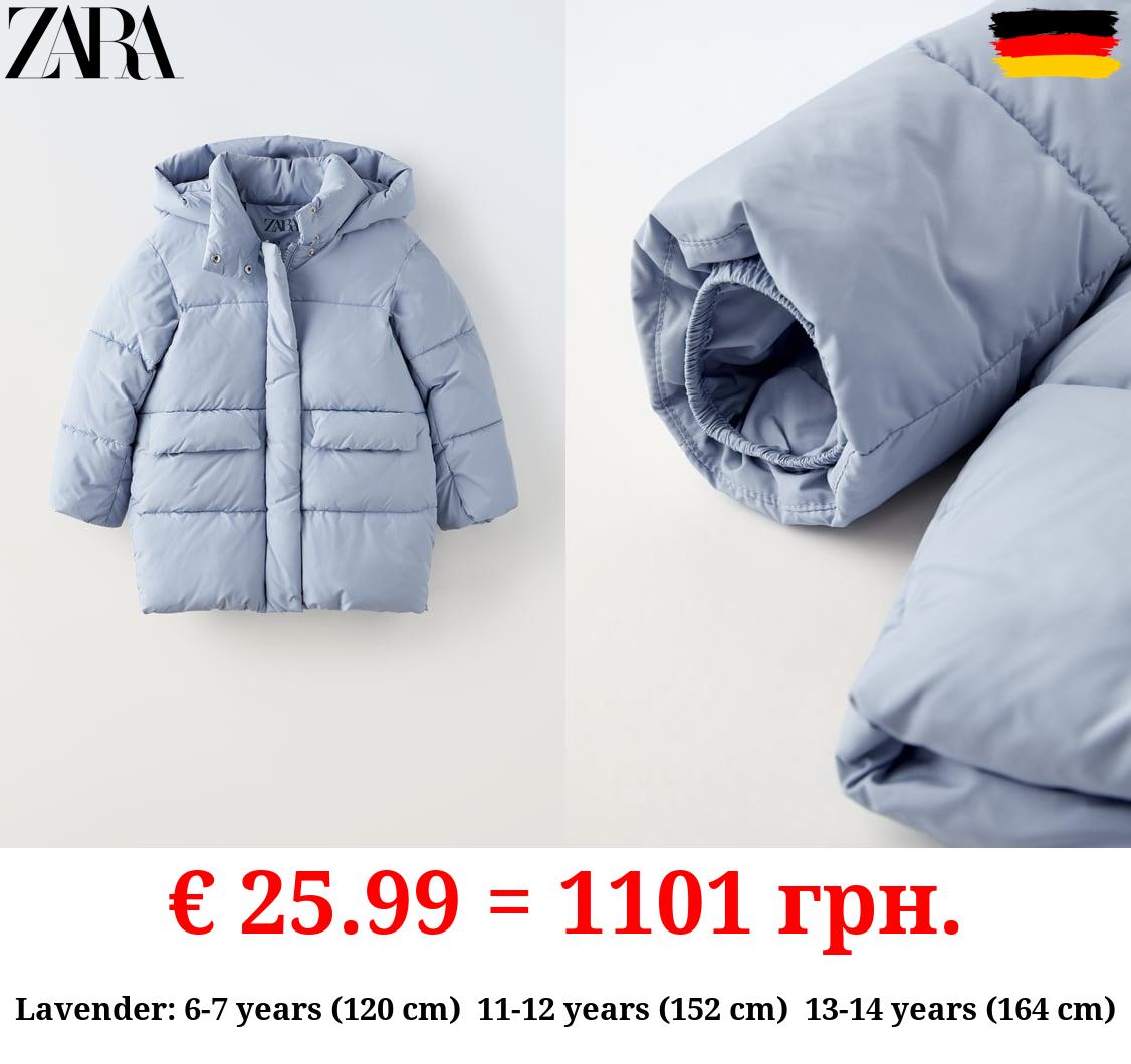 QUILTED COAT WITH FLAPS