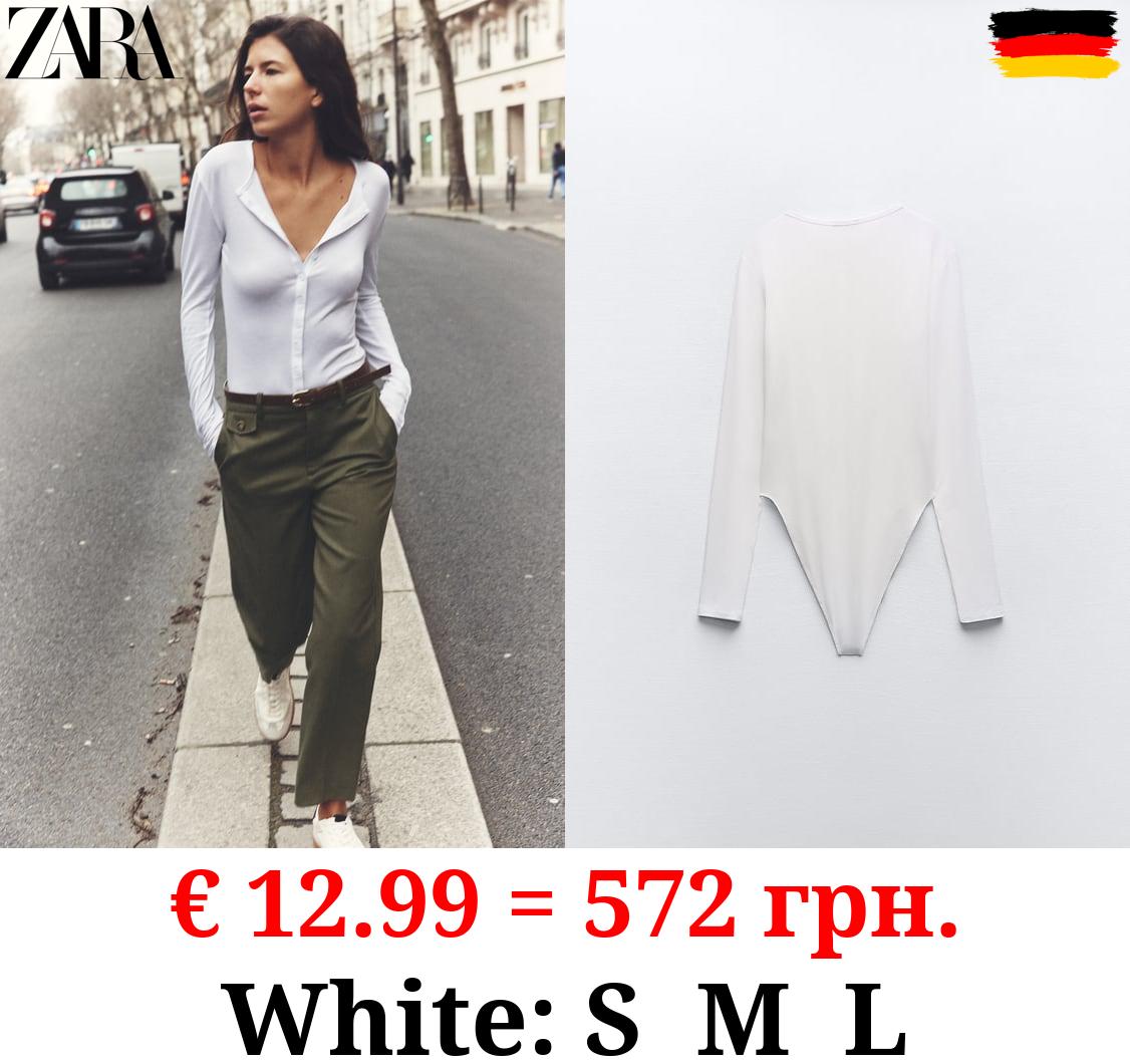 SEMI-SHEER DELICATE BODYSUIT