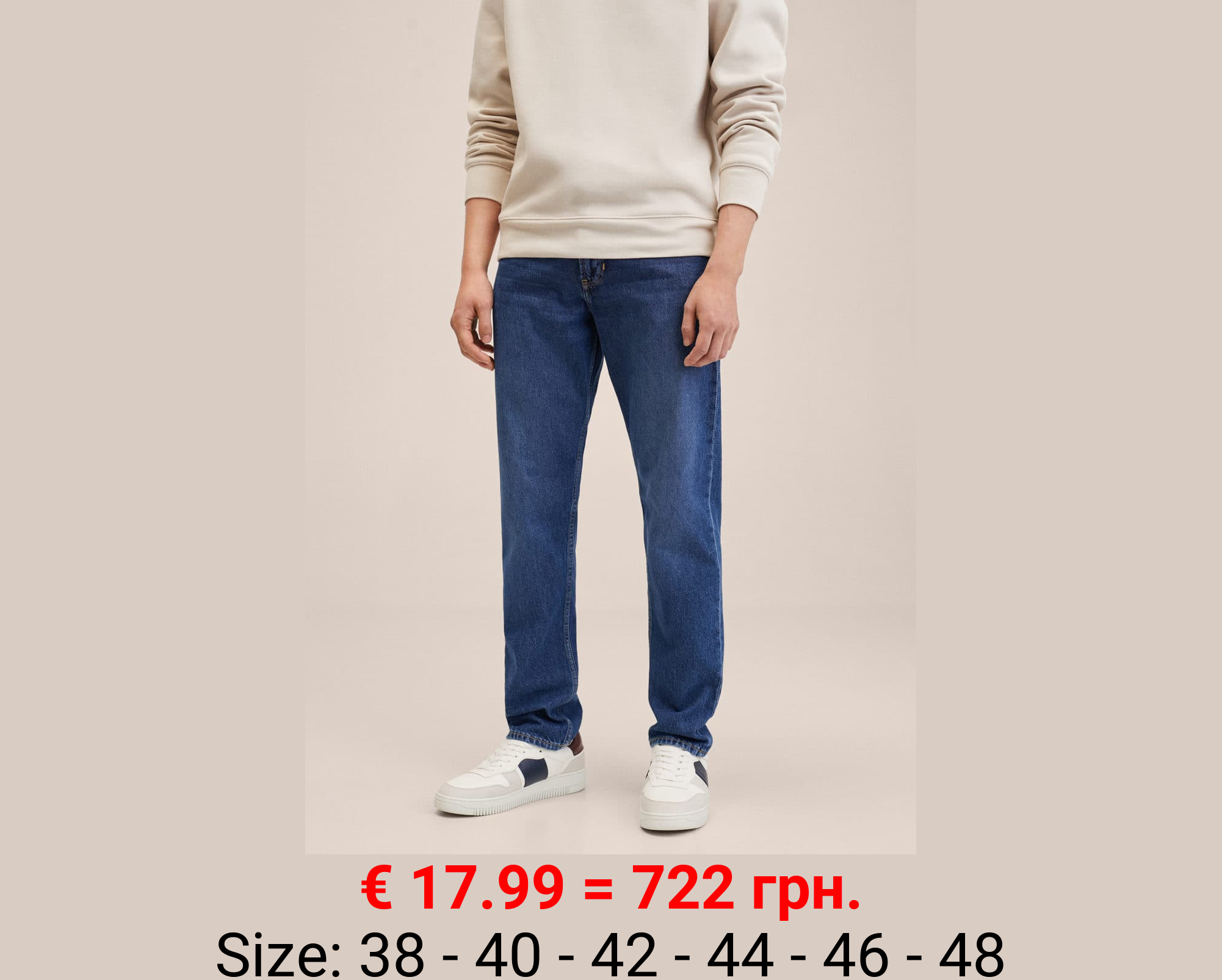 Jeans bob straight-fit oscuros