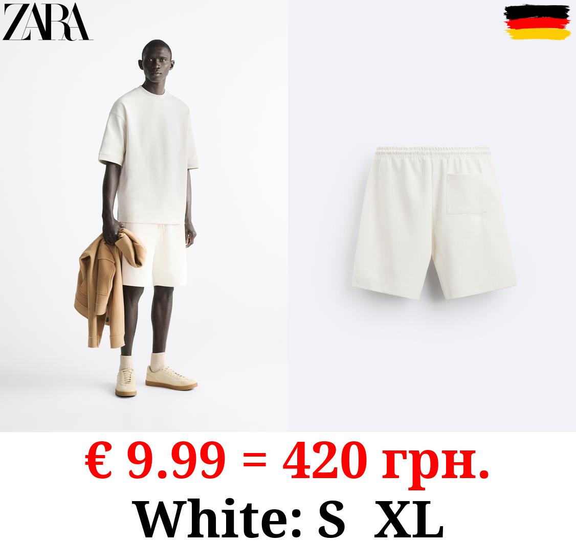 COMPACT JOGGER BERMUDA SHORTS