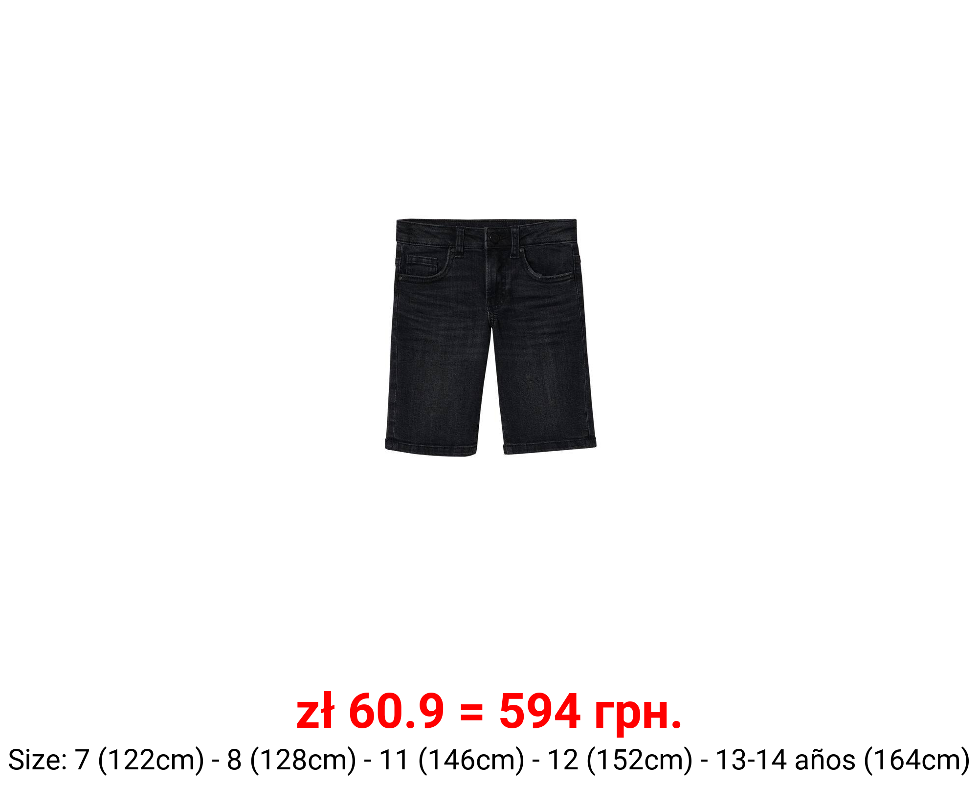 Bermudas denim algodón