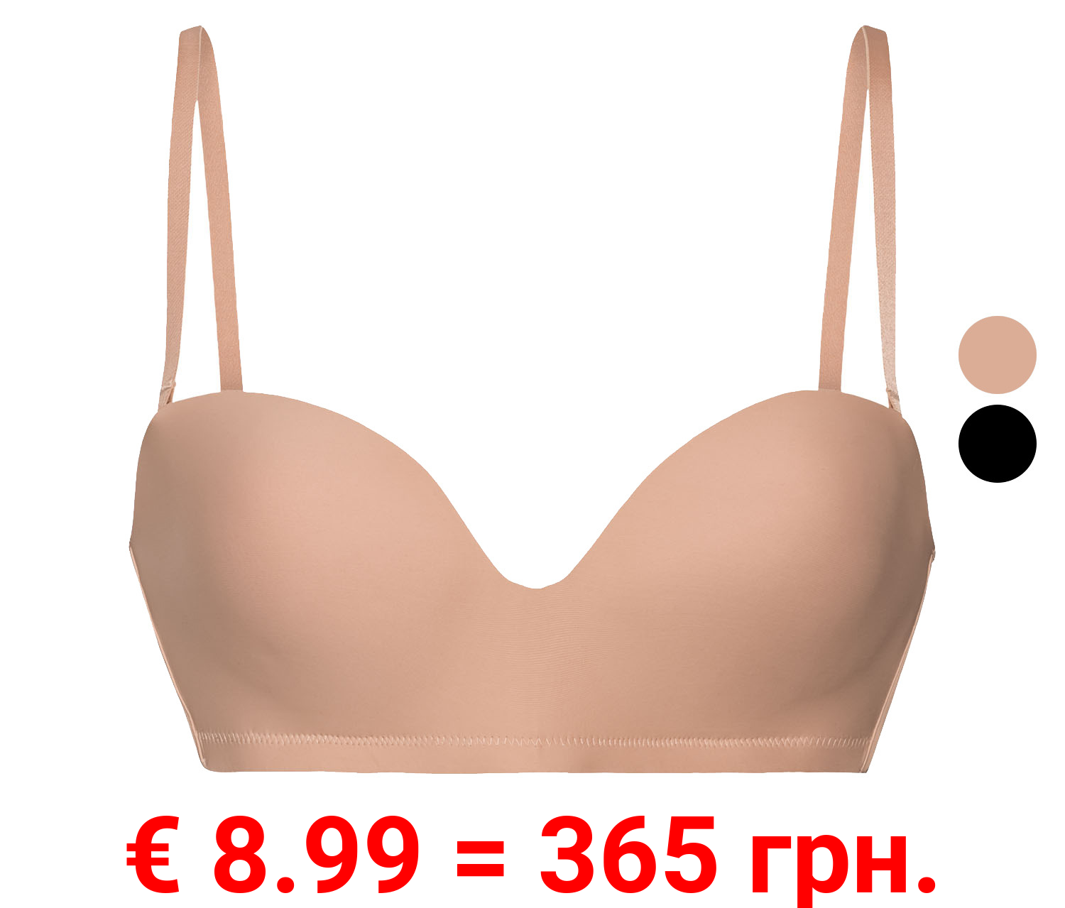 esmara Damen Bandeau-BH, bügellos für Extra-Komfort
