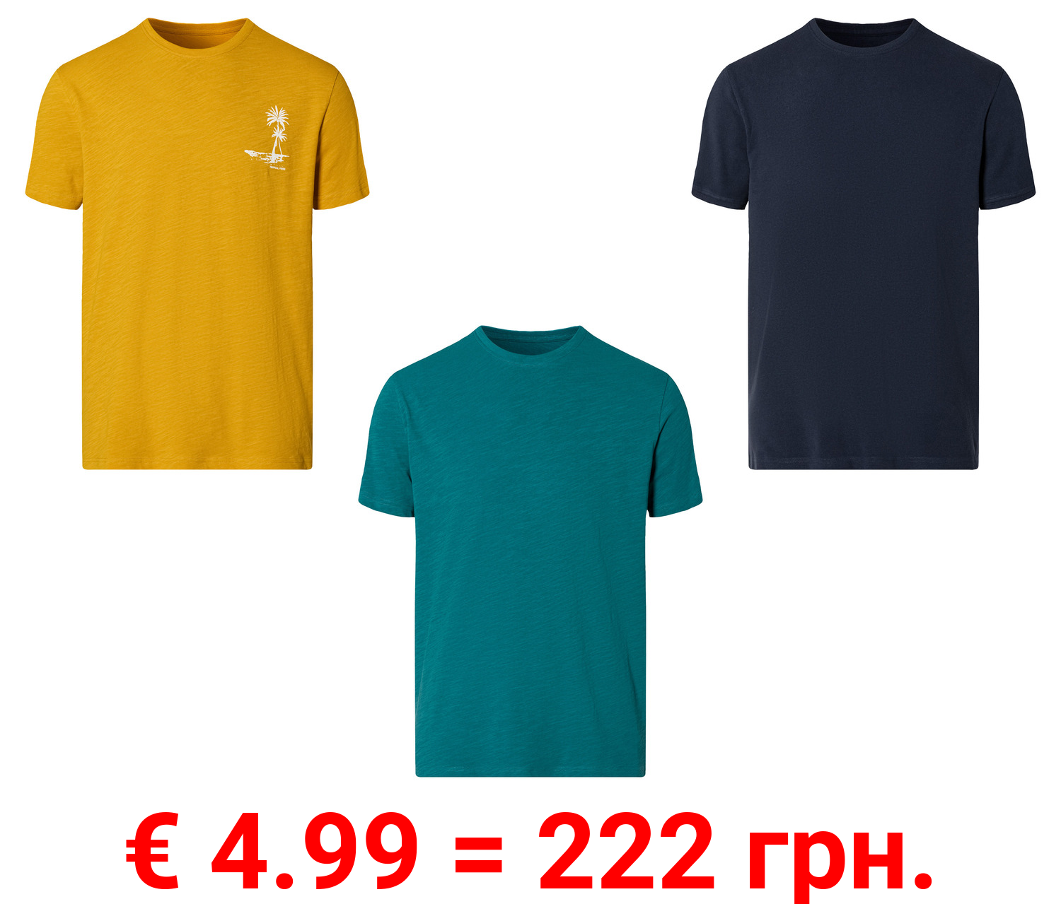 LIVERGY® Herren T-Shirt, körpernah geschnitten