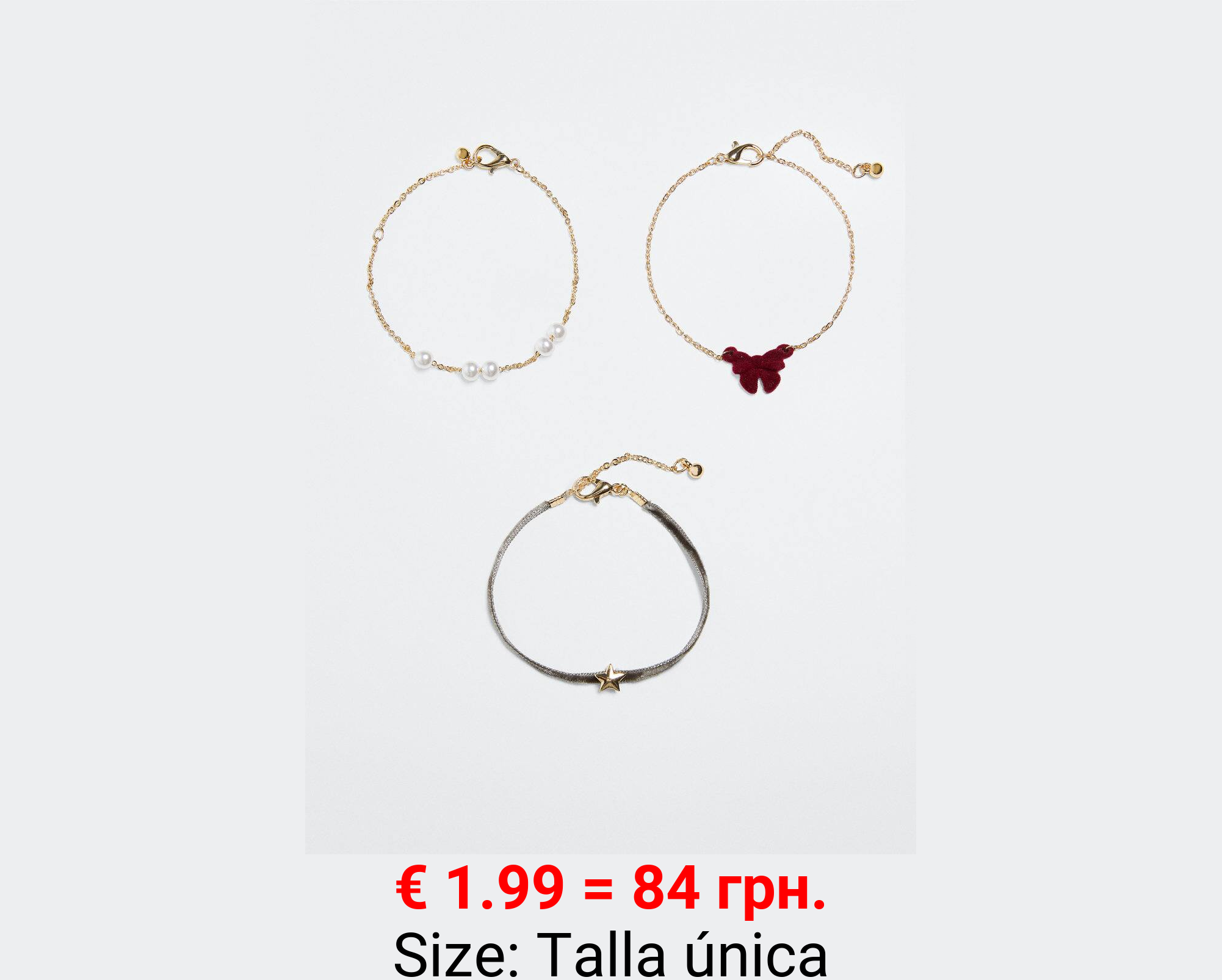 Pack 3 pulseras navideñas