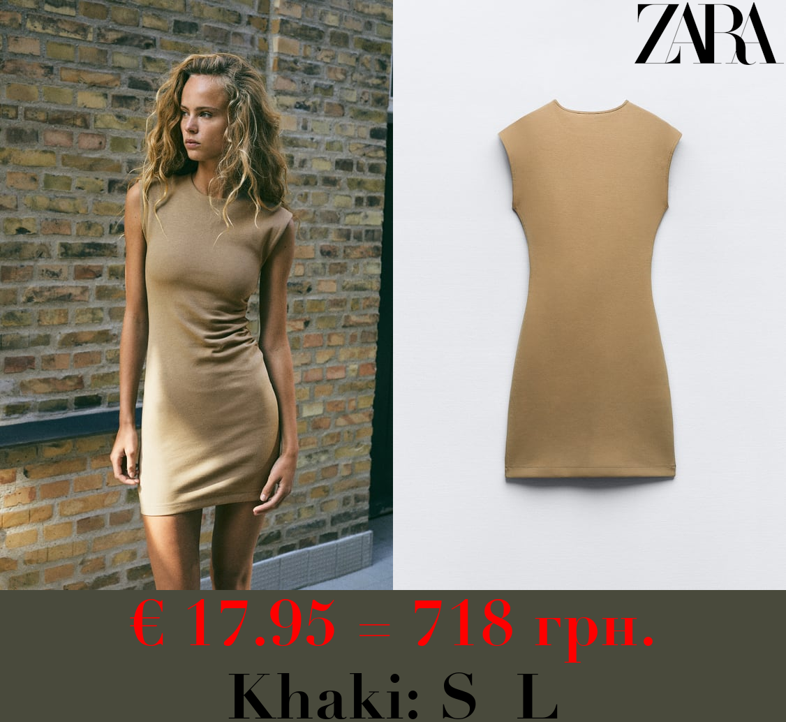 FITTED GATHERED DRESS