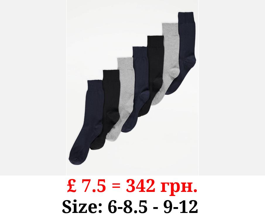 Assorted Feel Fresh Ankle Socks 7 Pack