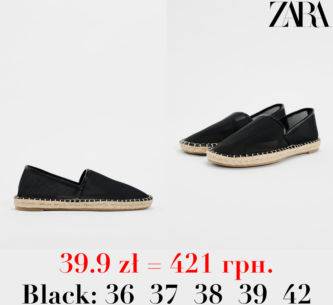 MESH ESPADRILLES
