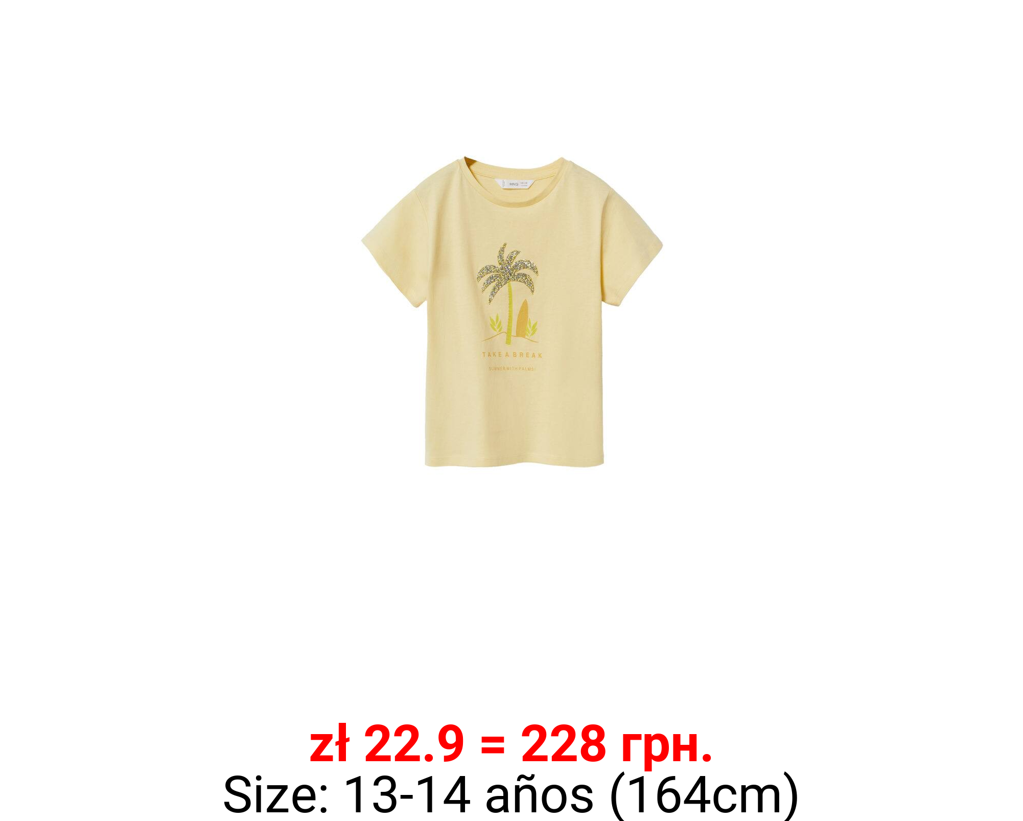 Camiseta estampada brillos