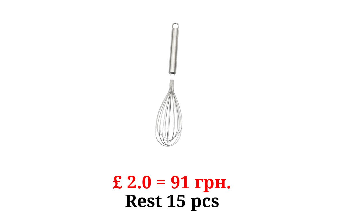Silver Large Stainless Steel Whisk