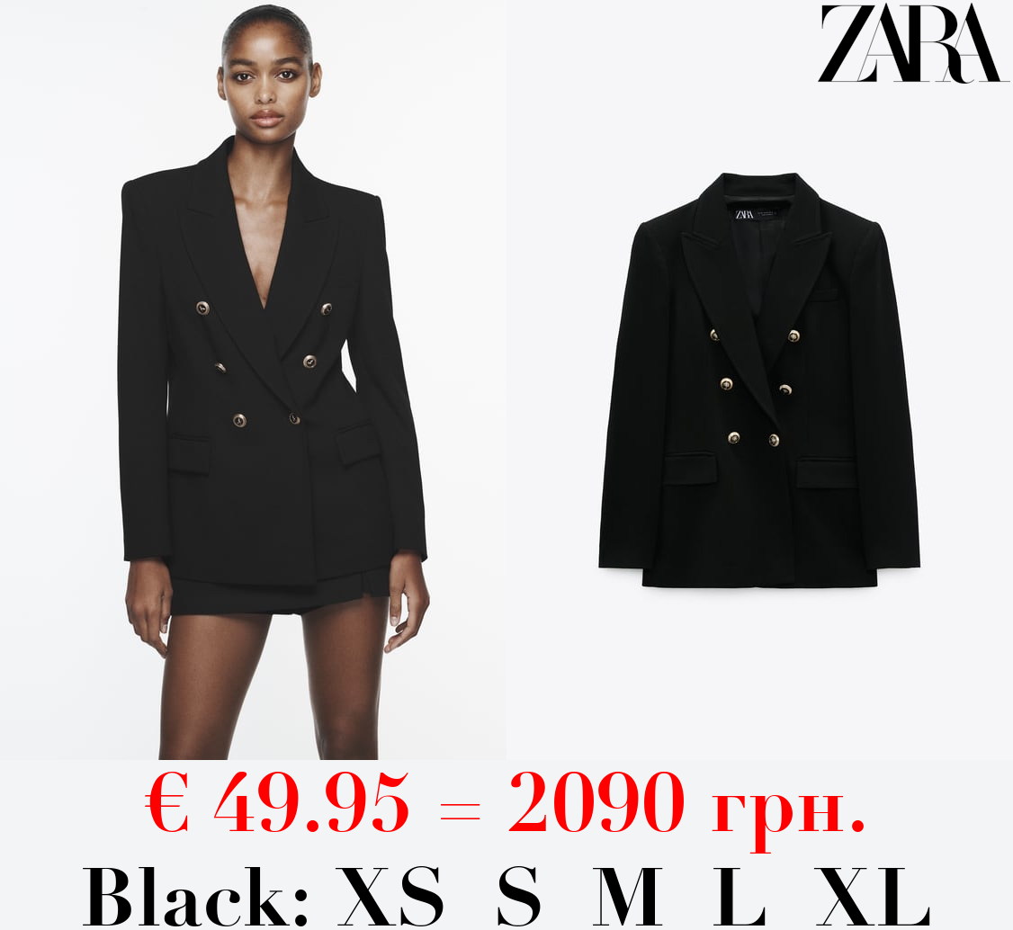 TAILORED DOUBLE-BREASTED BLAZER