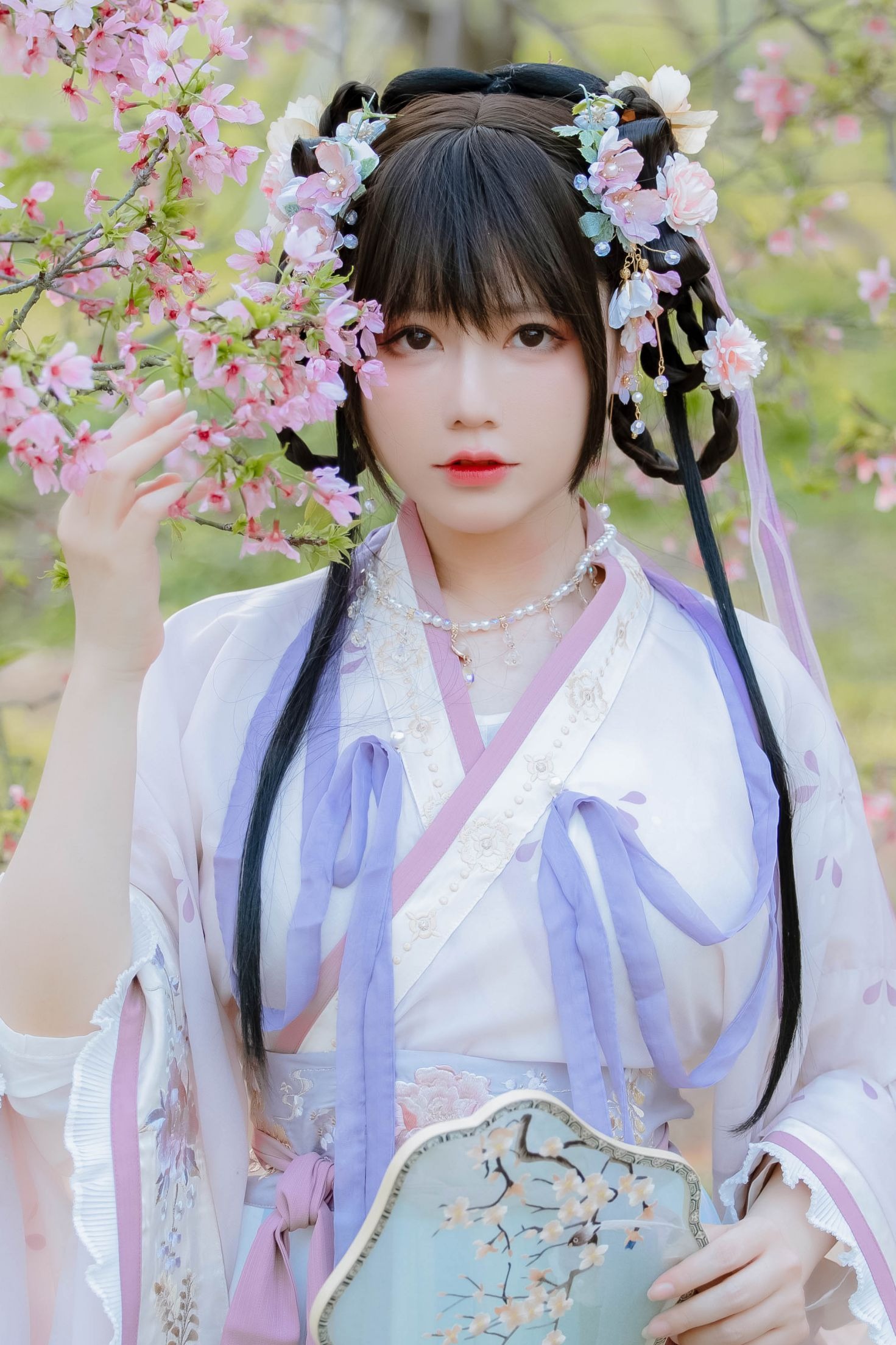 喵子Nyako - 樱花汉服 花神祈愿 [52P-219MB] 45