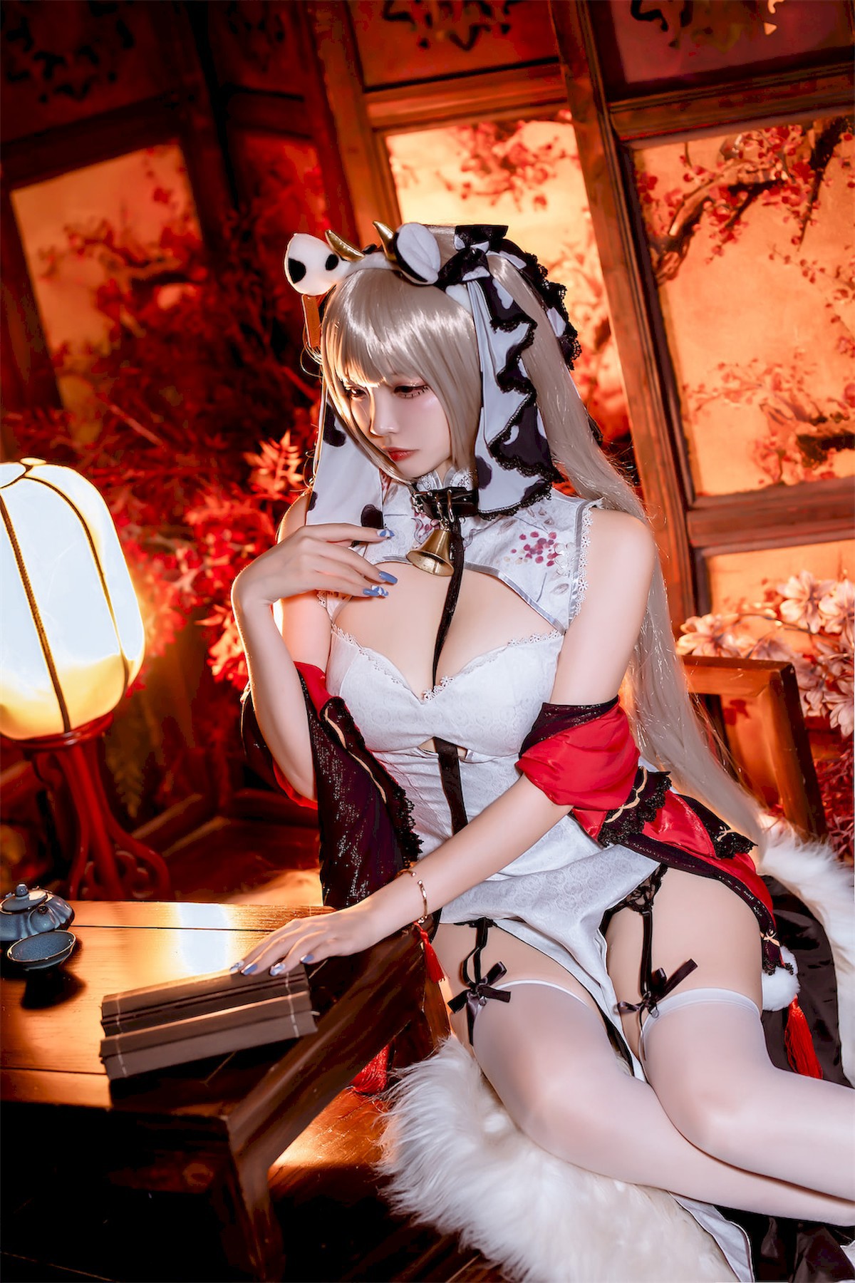 Cosplay 二佐Nisa 碧蓝航线可畏旗袍 12