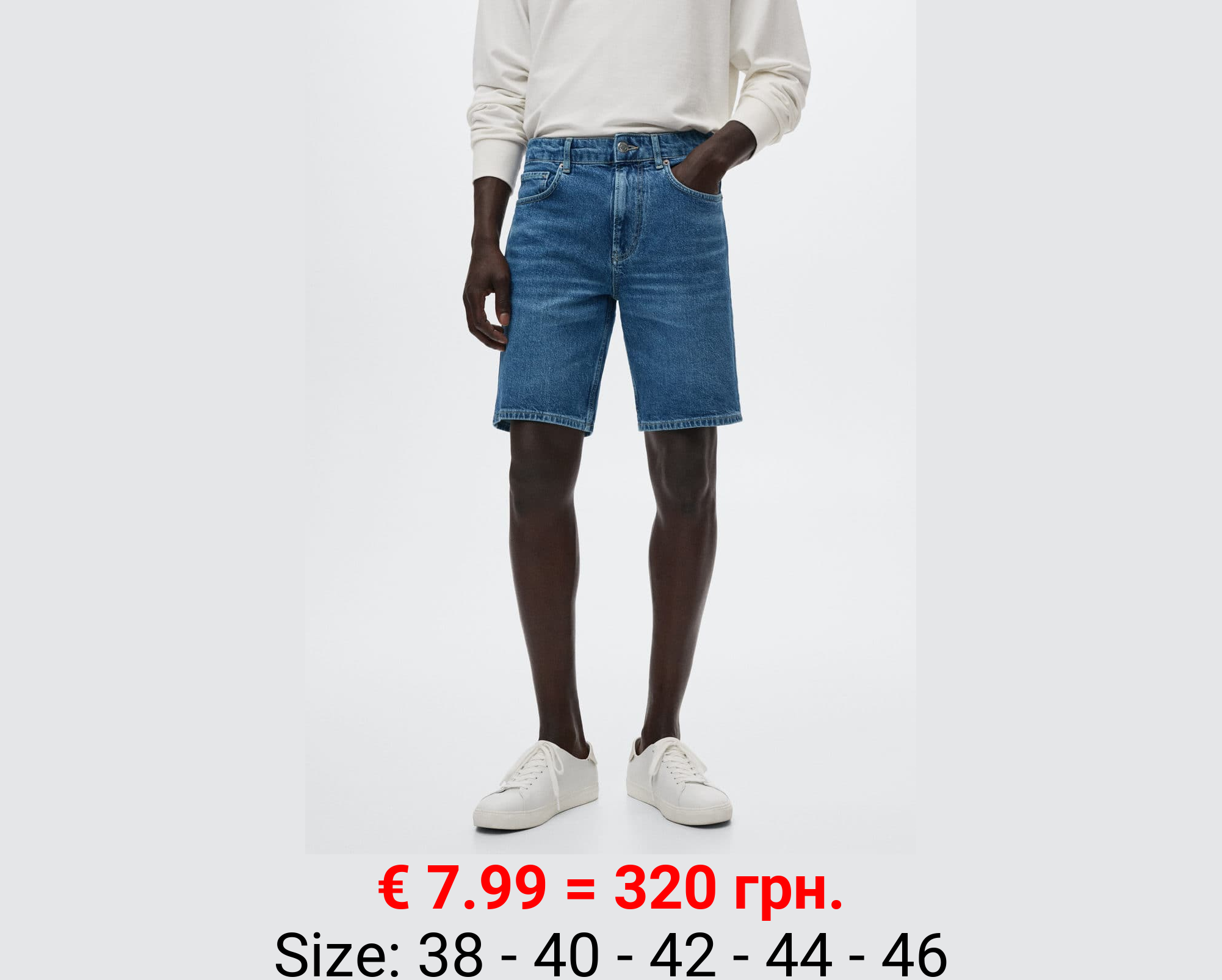 Bermudas vaqueras regular fit