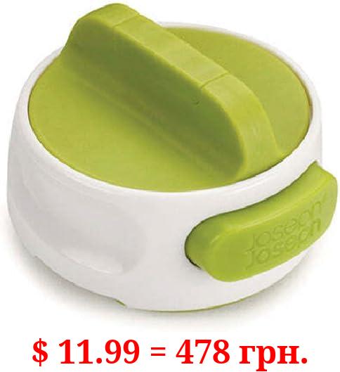 Joseph Joseph Can-Do Compact Can Opener Easy Twist Release Portable Space-Saving Manual Stainless Steel, Green