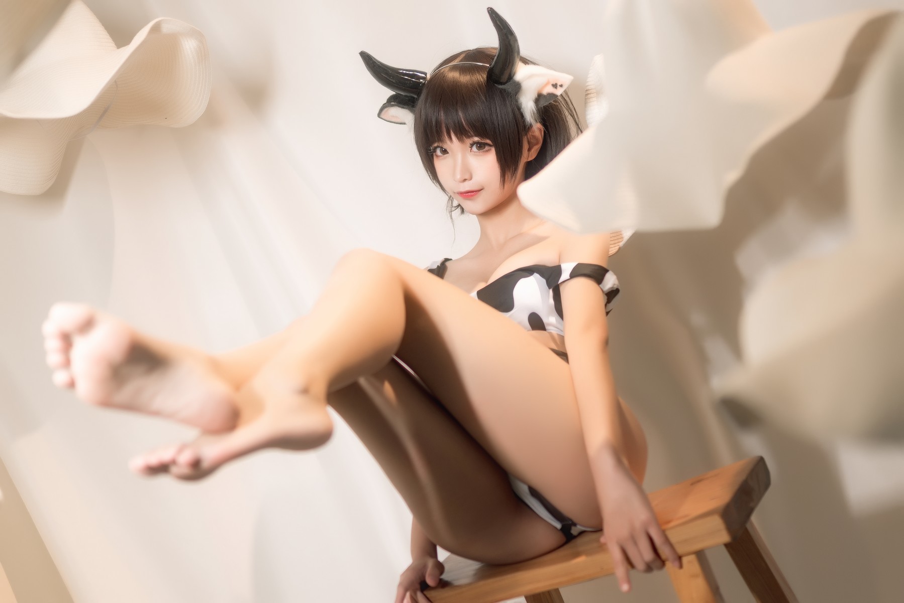 Cosplay 蠢沫沫 Chunmomo 花花牛 27