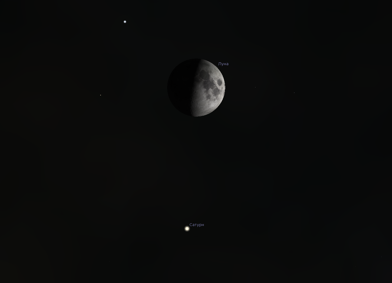 Сатурн в соединении с сатурном мужчины. Луна и Сатурн в соединении. Главные астрономические события в сентябре. Luna ф0. 21p/Джакобини - Циннера.