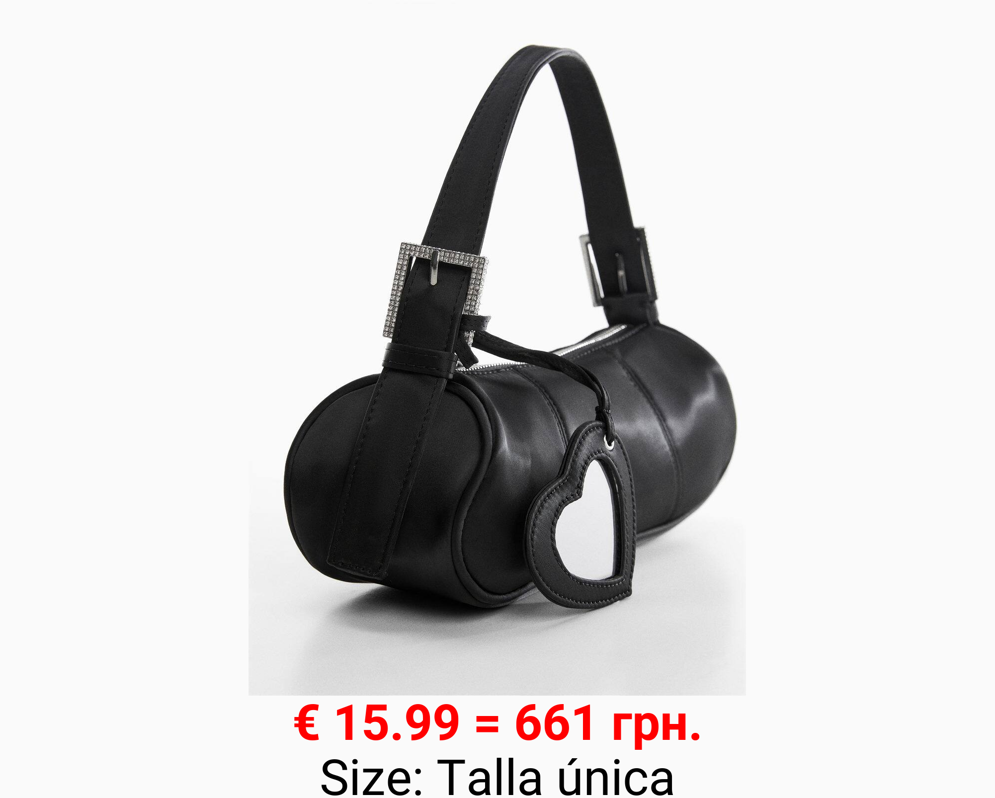 Bolso hombro hebillas strass