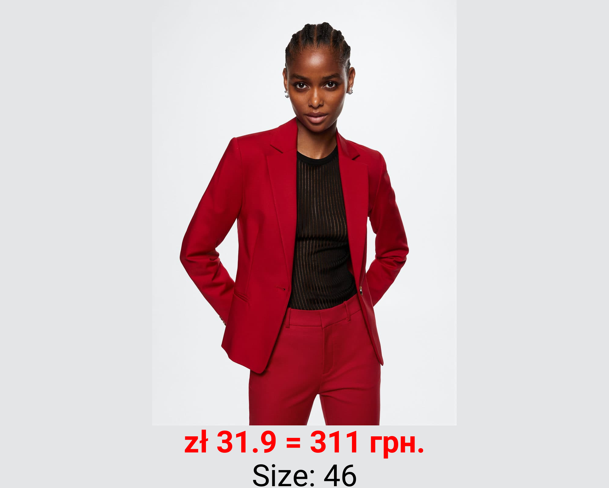 Pantalón pitillo traje