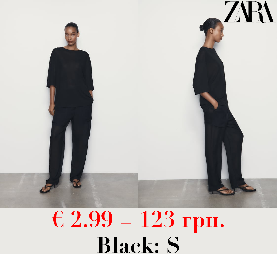 OVERSIZE CREPE T-SHIRT