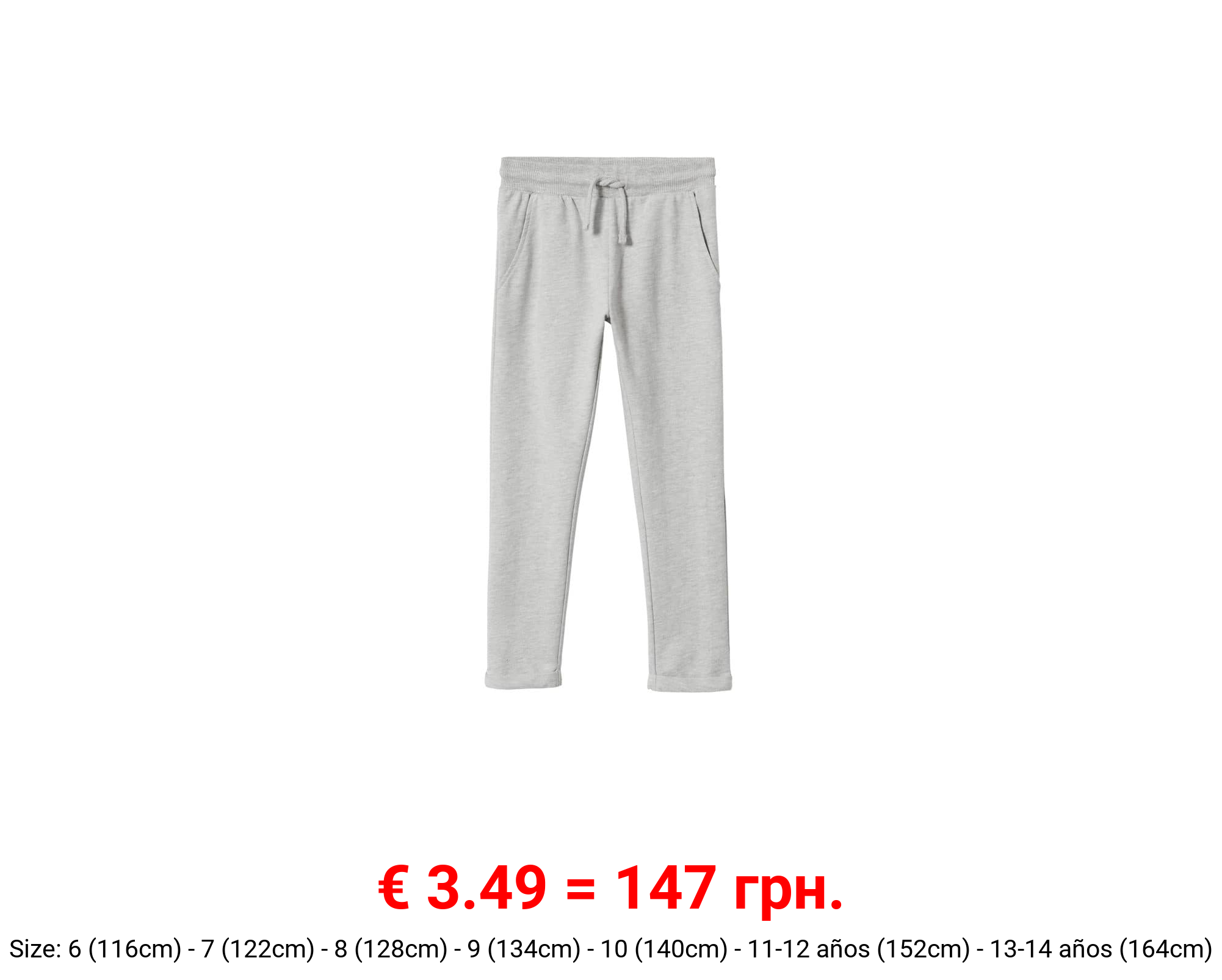 Pantalón jogger algodón
