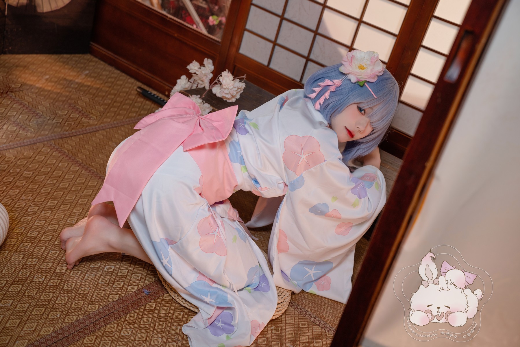 Cosplay 黏黏团子兔 蕾姆夏日祭 17