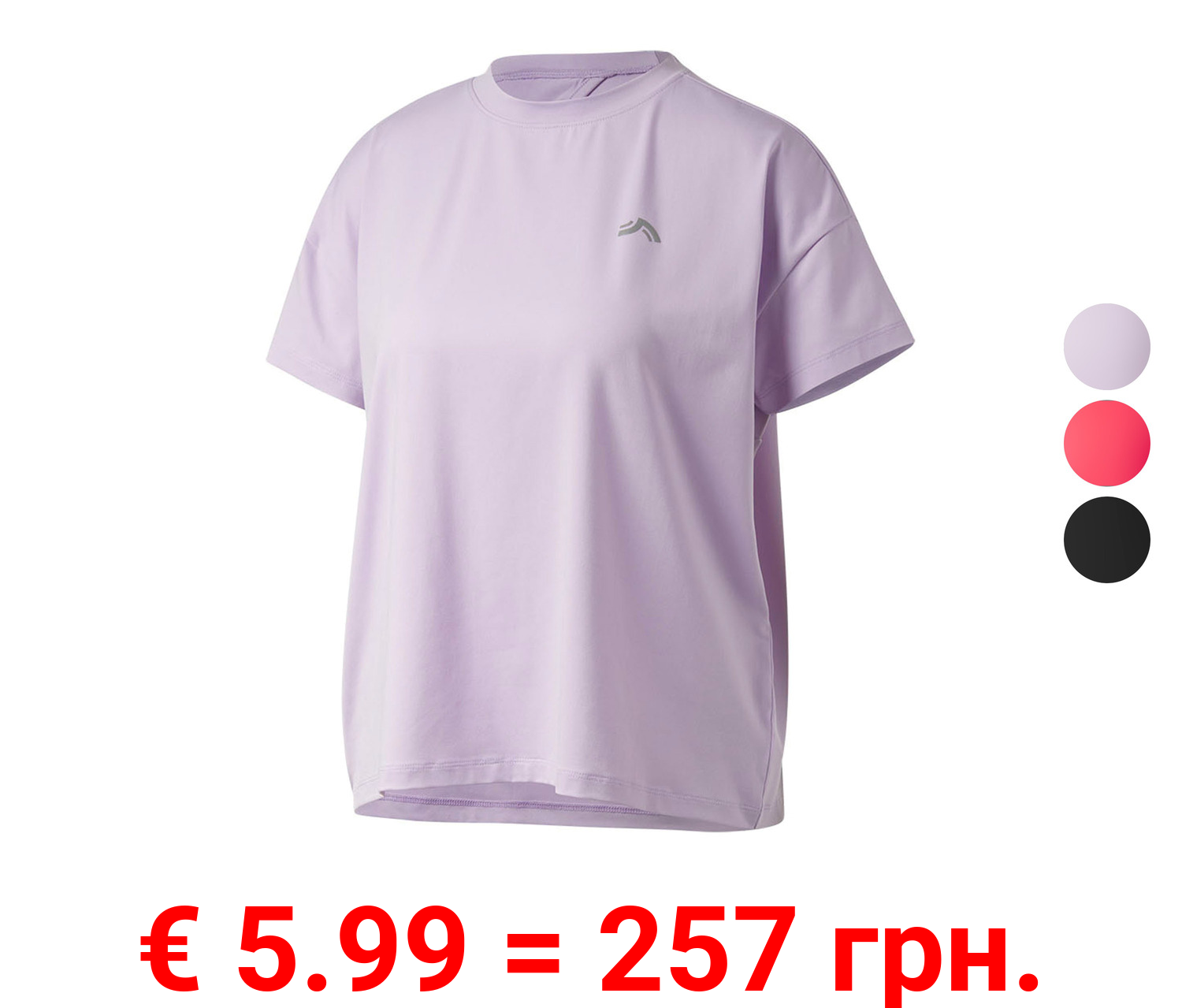 CRIVIT Damen Funktionsshirt aus 90 % recyceltem Material