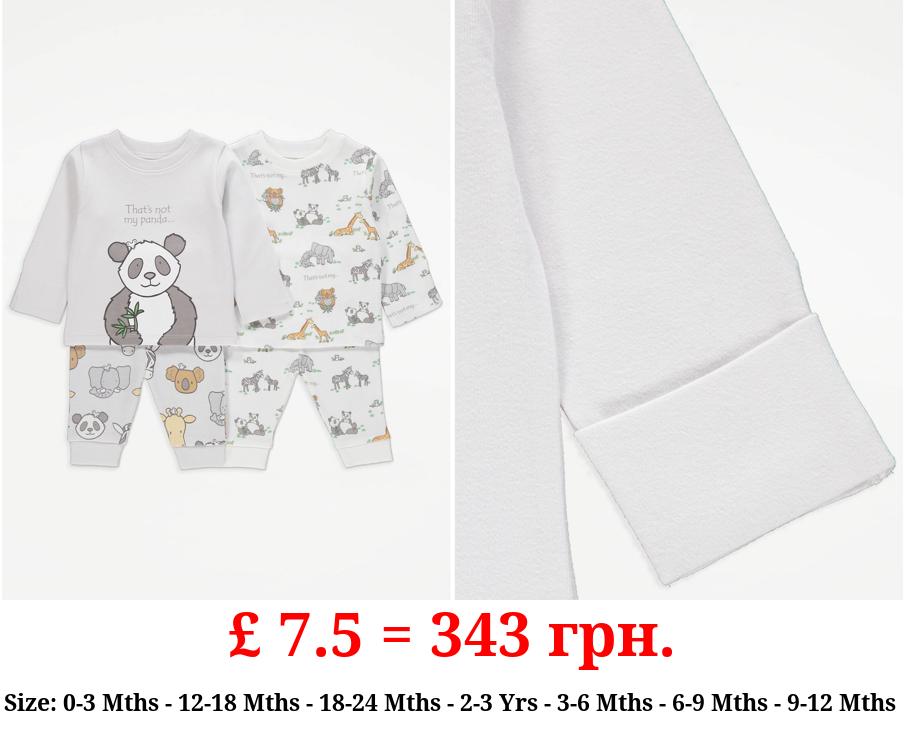 That's Not My Panda Long Sleeve Pyjamas 2 Pack
