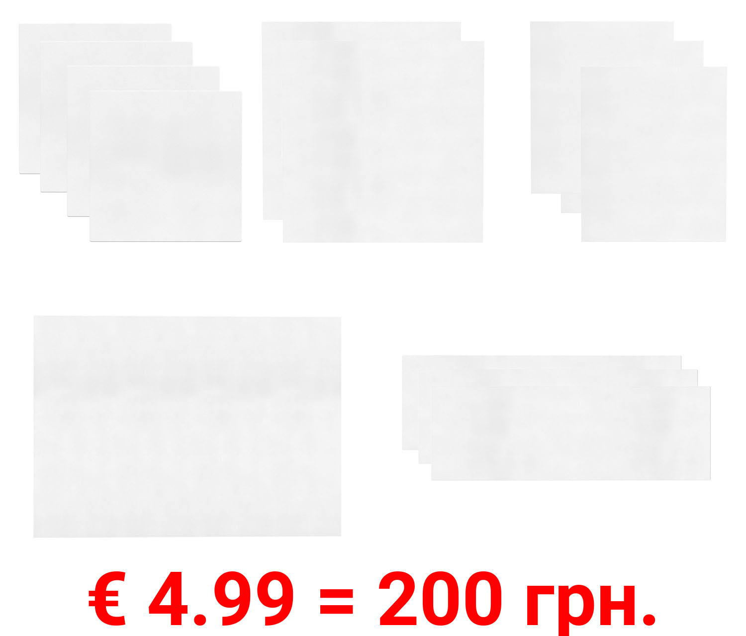 crelando® Leinwände, 3-fach weiß vorgrundiert