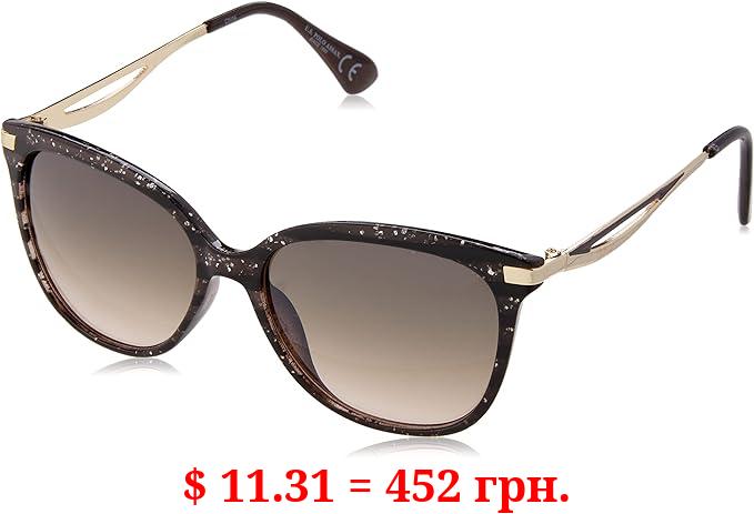 U.S. Polo Assn. Womens Pa5034 Sparkling Uv400 Protective Round Sunglasses. Classic Gifts for Women, 60 Mm Round Sunglasses