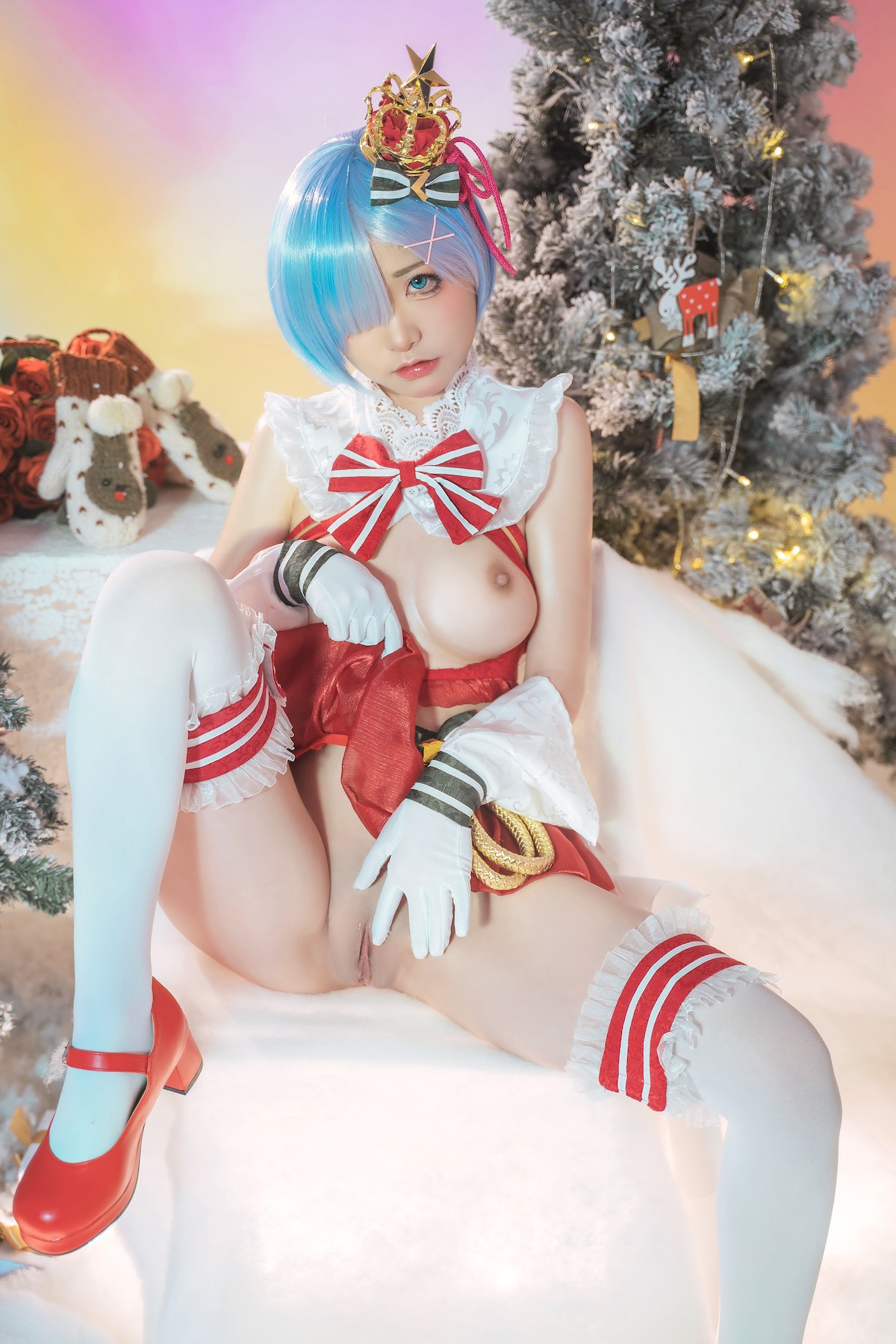 爆机少女喵小吉 Cosplay Re：从零开始的圣诞节 11