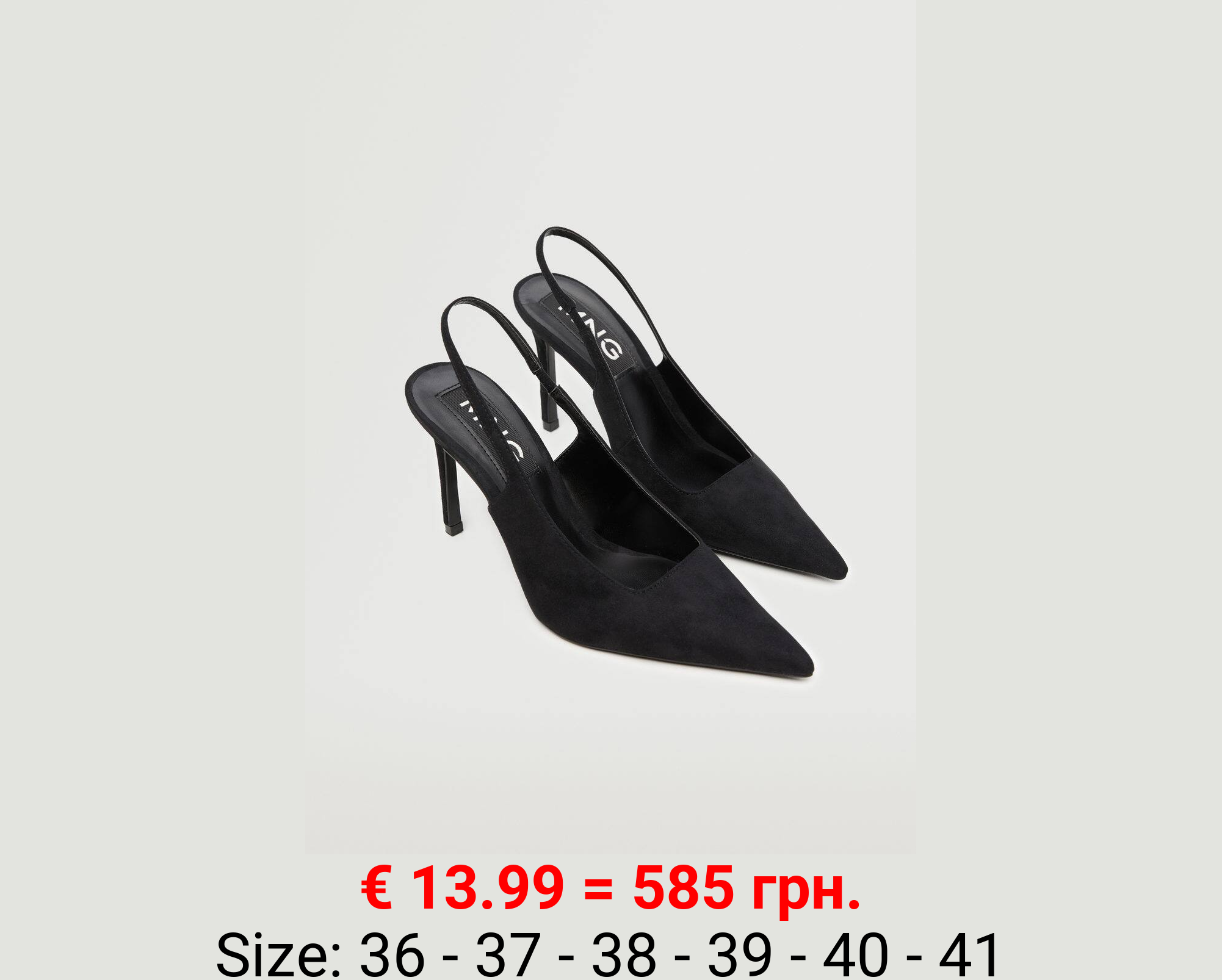 Zapato punta tacón