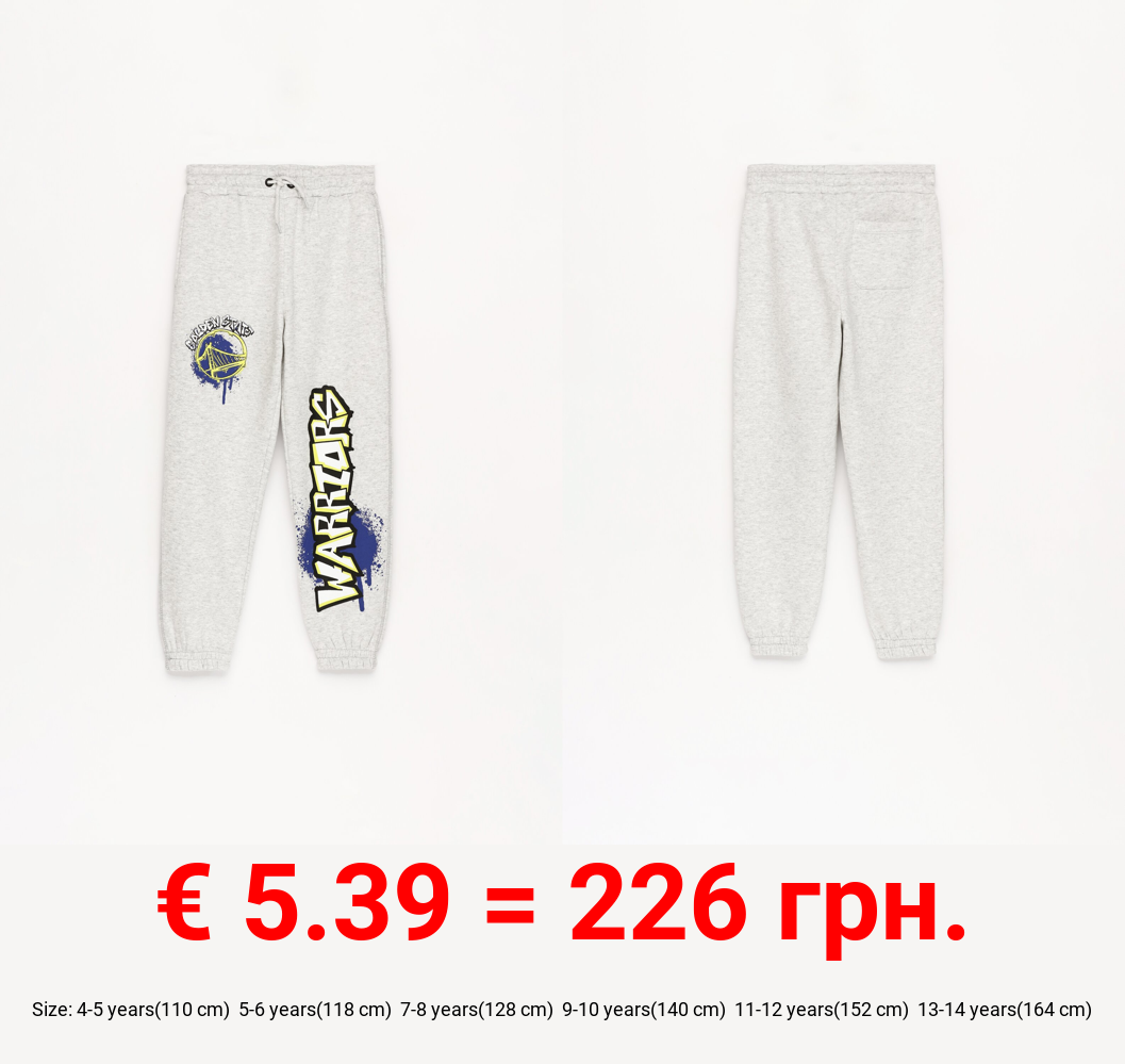 Golden State Warriors NBA plush trousers